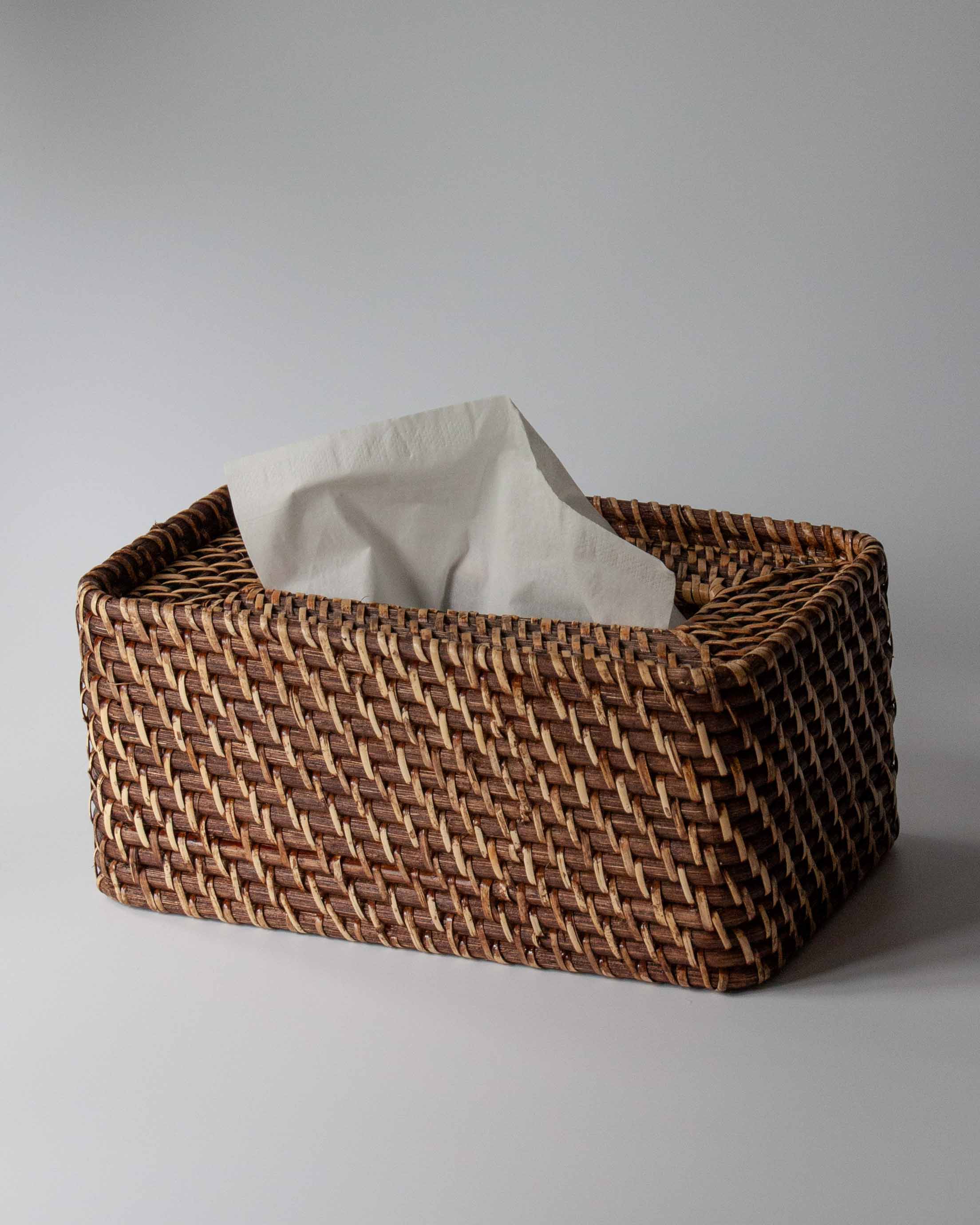 Melissa Rattan Tissue Box | Anboise Accessories
