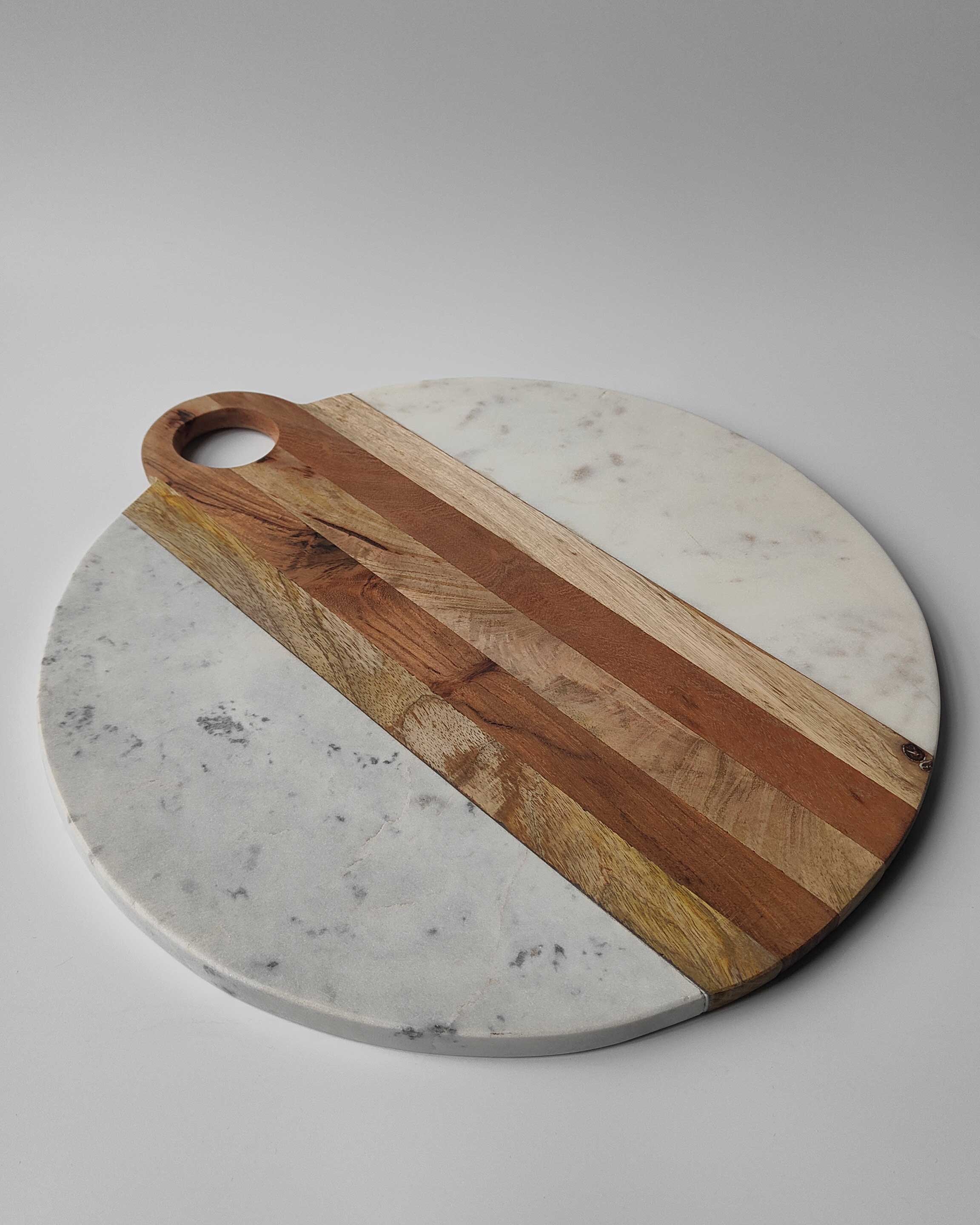 Maci Marble & Wood Serving Board | Anboise Tableware