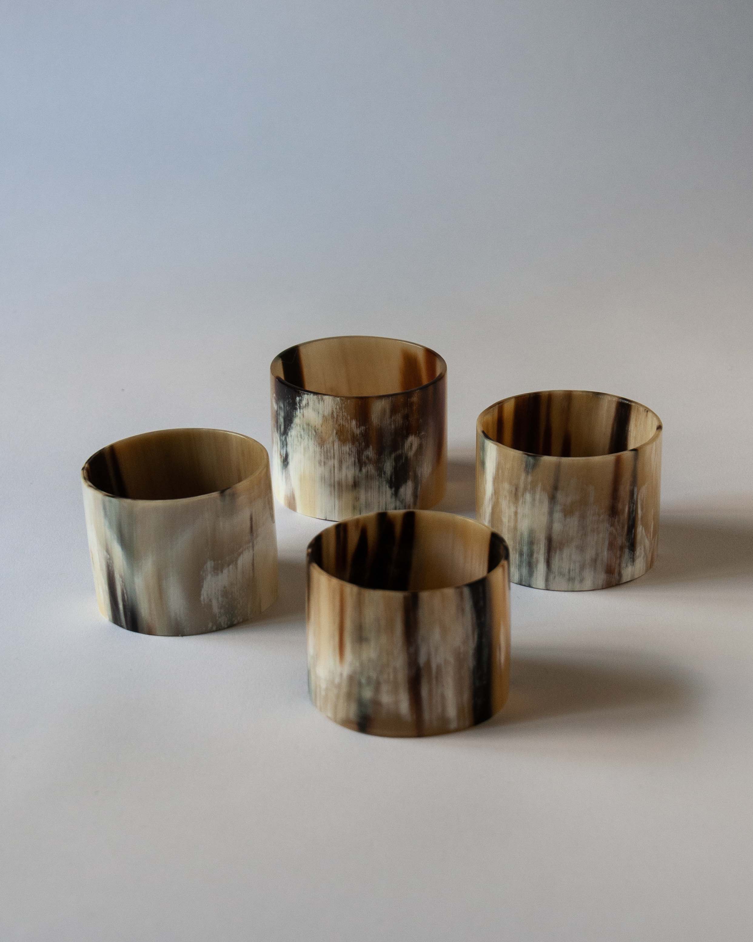 Angela Horn Napkin Ring - Set of 4 | Anboise Accessories