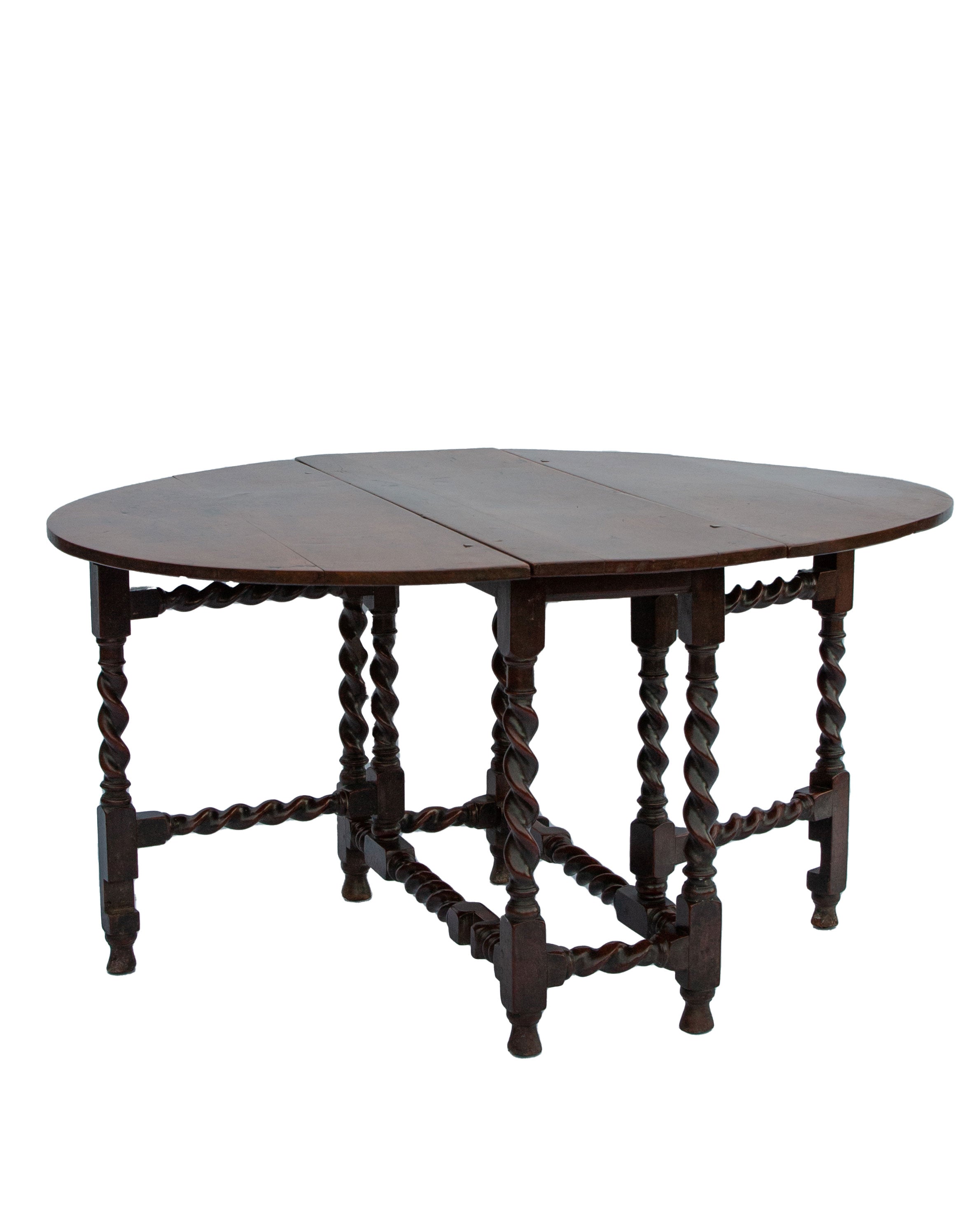 Charles II Virginia Walnut Gateleg Table