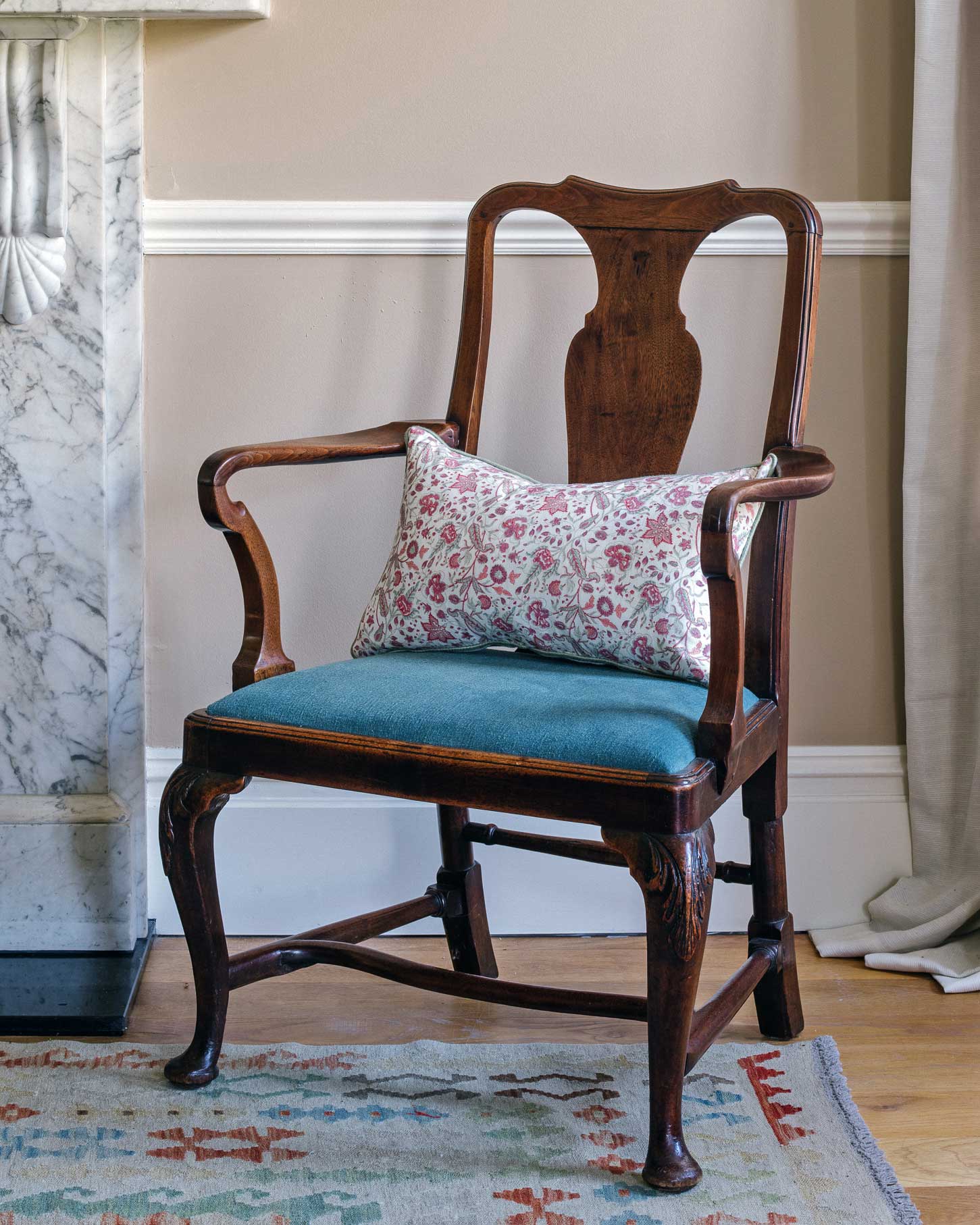 Luxury hand blocked Cushion Handmade in the UK | Anboise