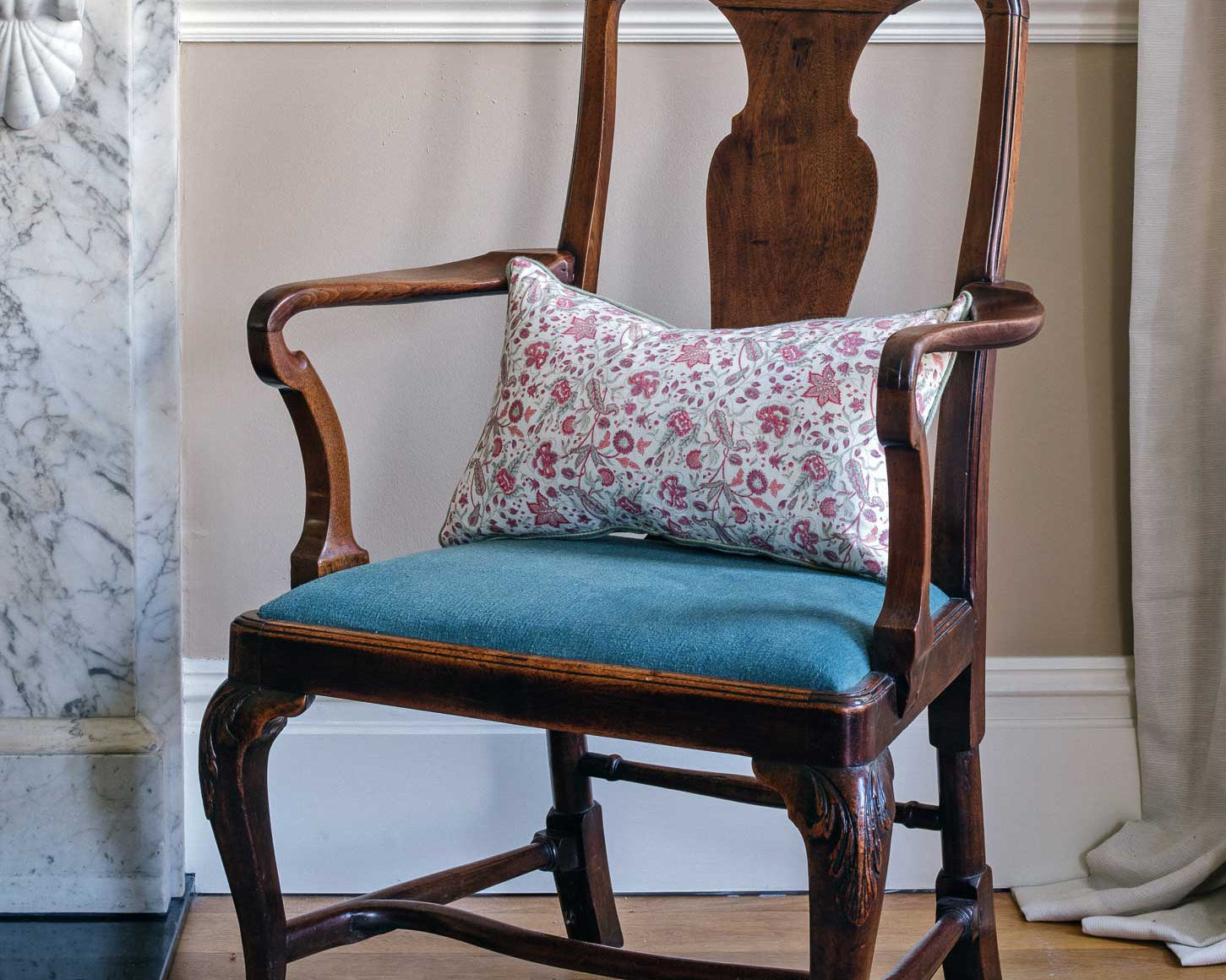 Luxury hand blocked Cushion Handmade in the UK | Anboise