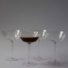 Set of four delicately decorated cocktail glasses | Anboise