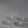Leighton Luxury Fluted Whisky Glasses - Set of 4 | Anboise