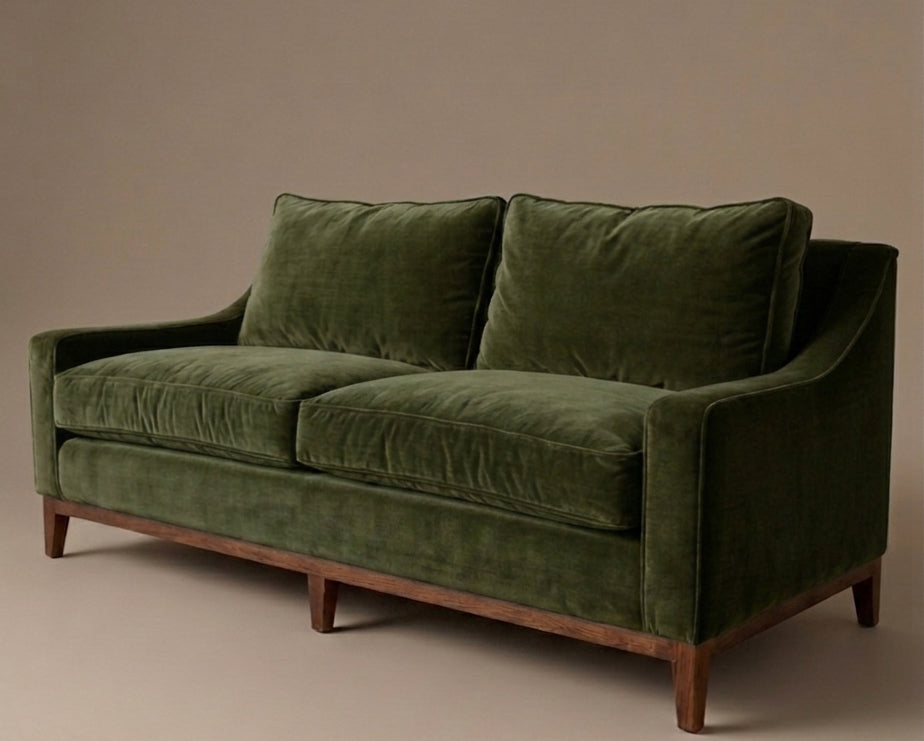 Handcrafted UK sofa with traditional upholstery detailing -Anboise