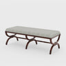The luxury bespoke Milano bench is handmade in Italy | Anboise