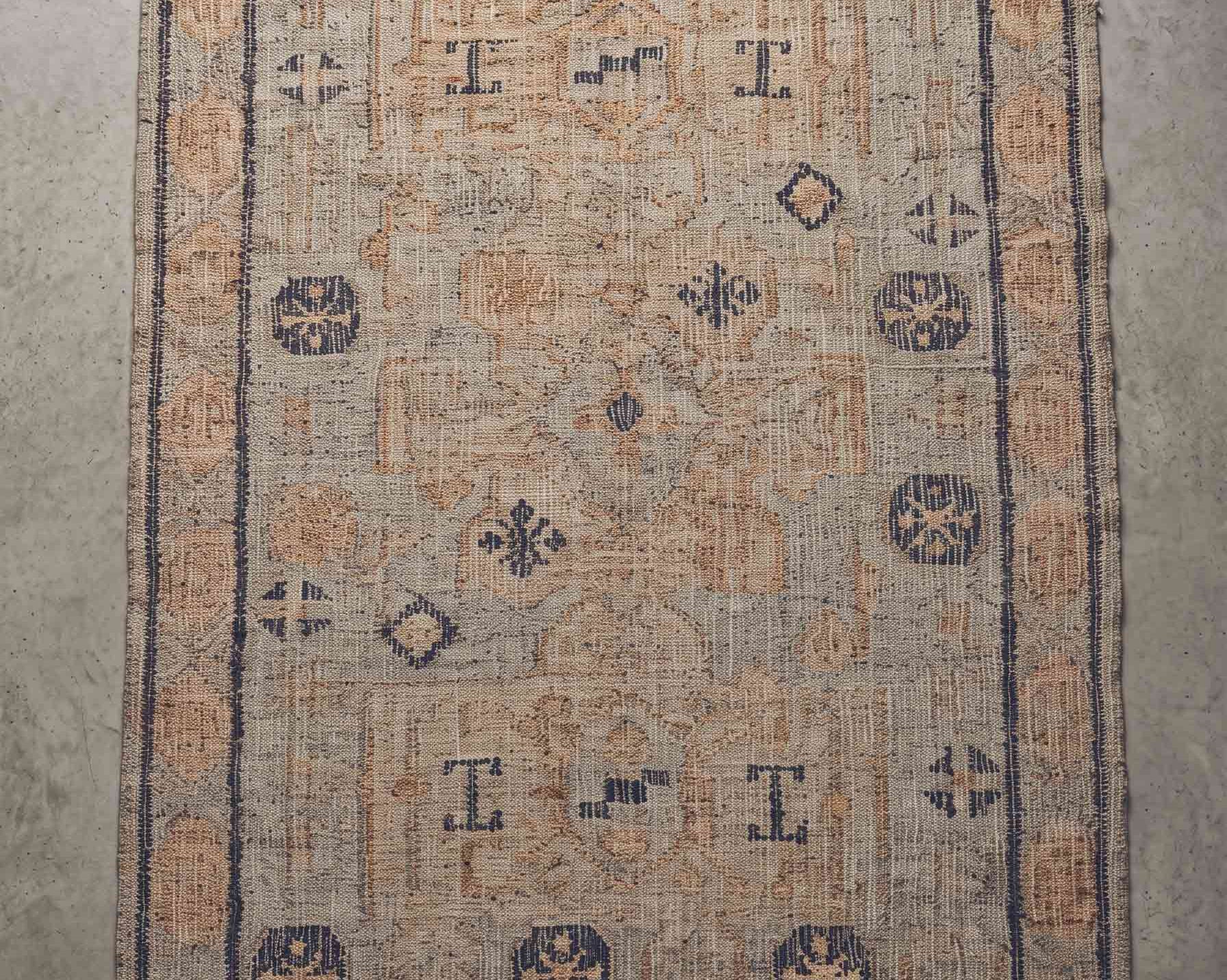Natasha handwoven jute rug 2m x 3m with natural textural weave | Anboise