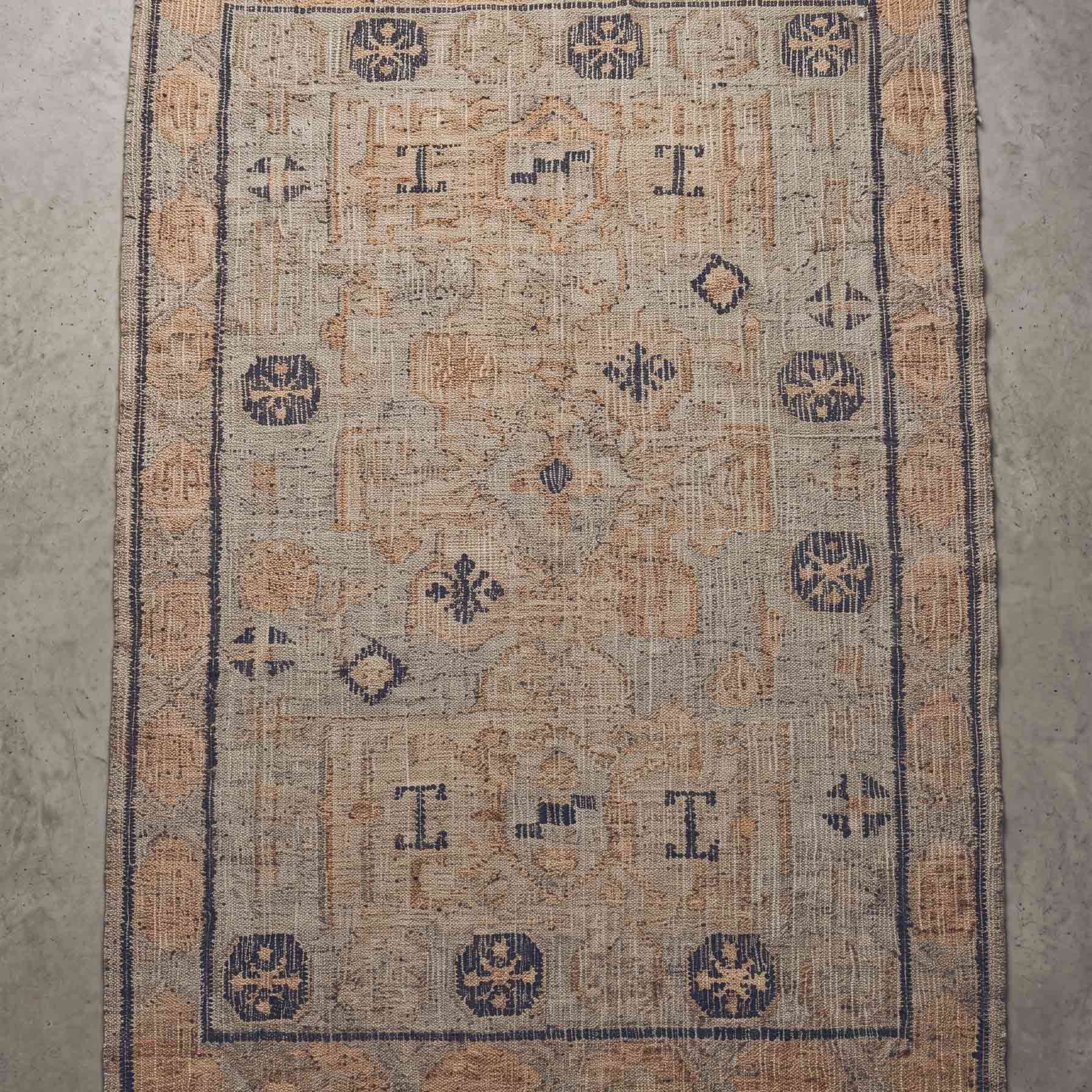 Natasha handwoven jute rug 2m x 3m with natural textural weave | Anboise