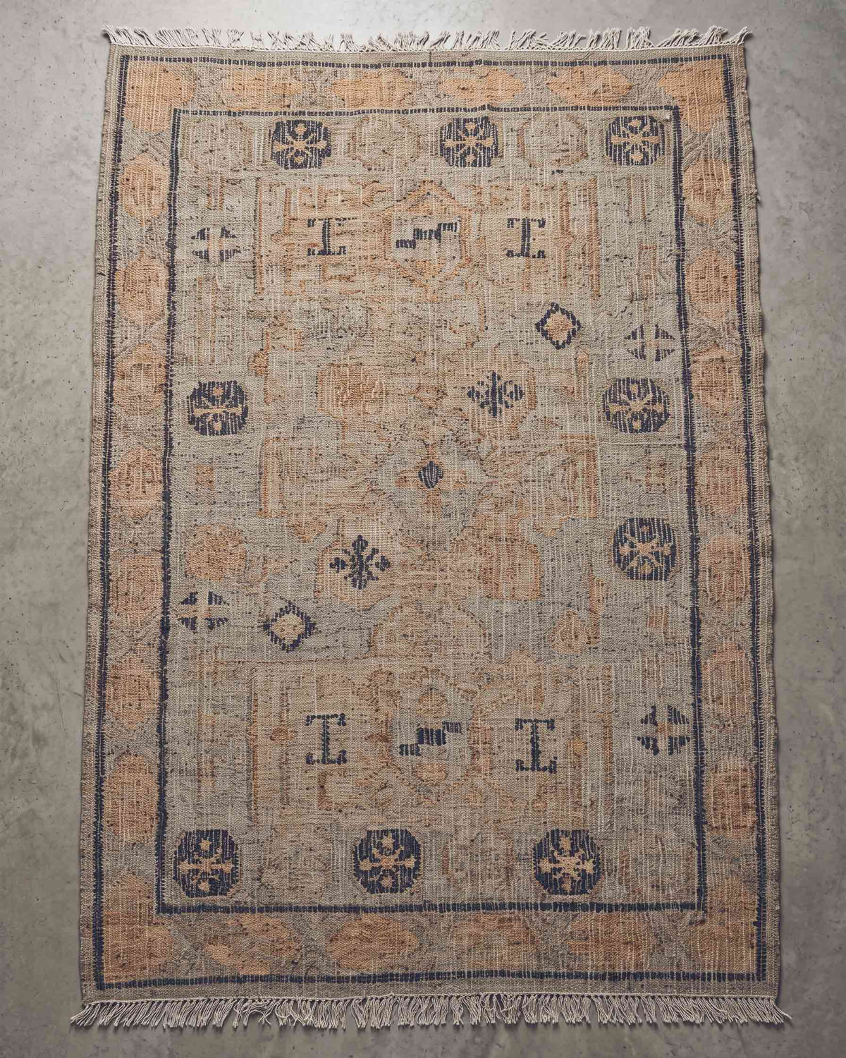 Natasha handwoven jute rug 2m x 3m with natural textural weave | Anboise