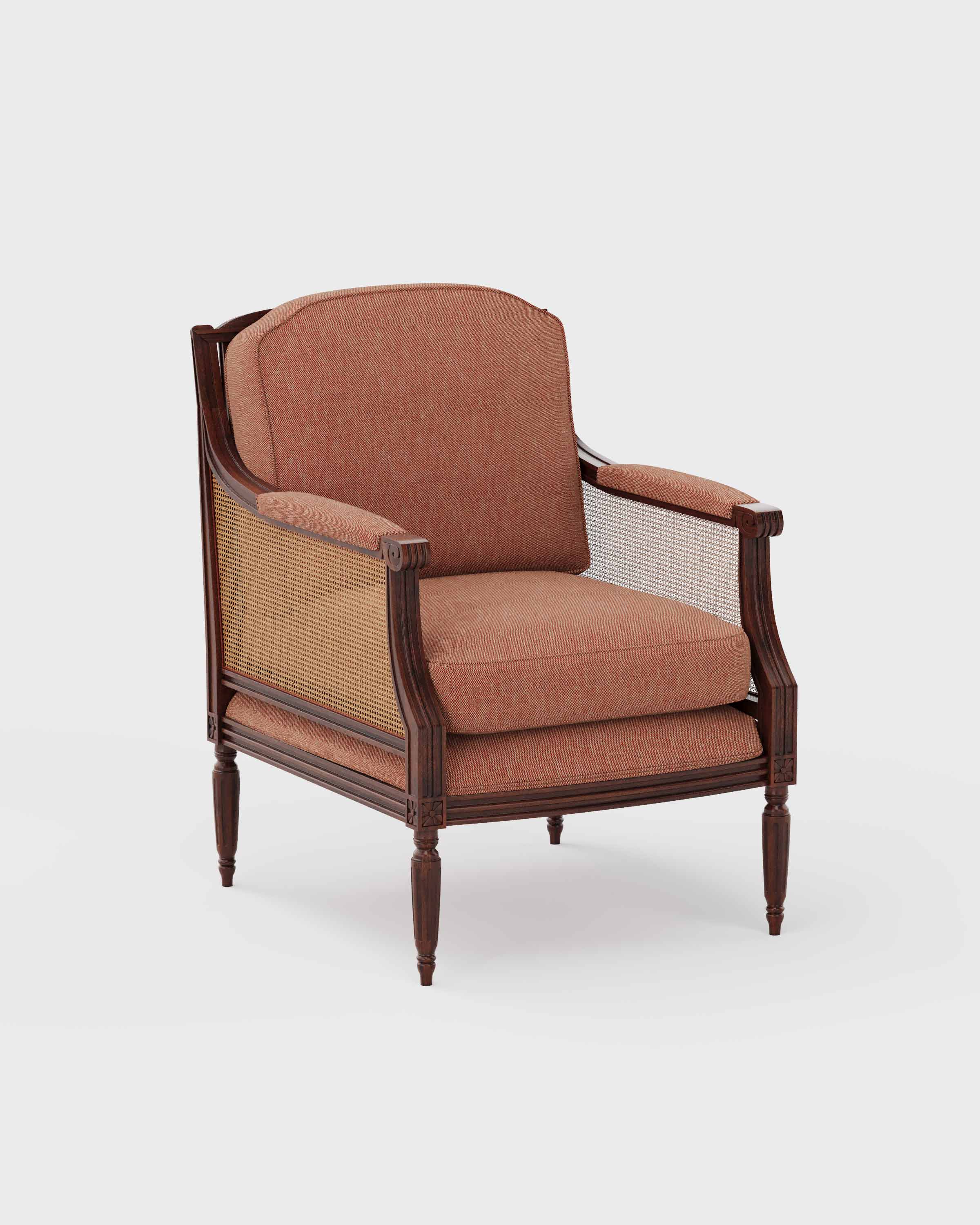 The luxury Pavia armchair is handmade in Italy | Anboise