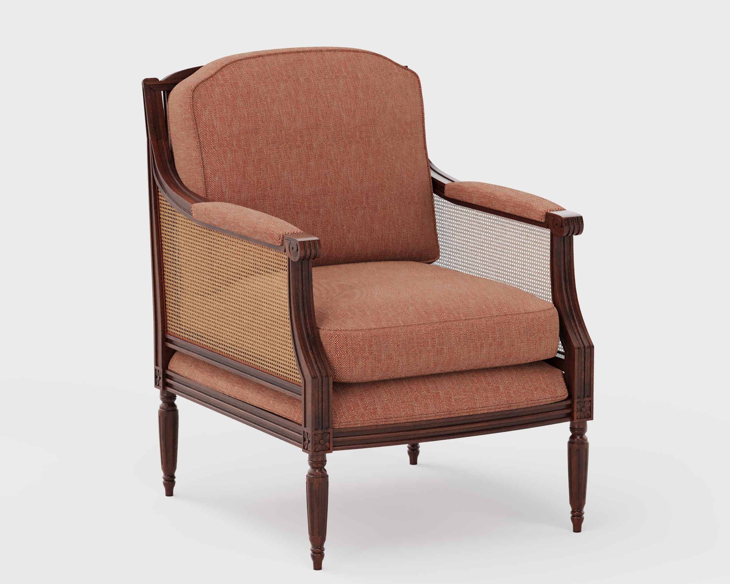 The luxury Pavia armchair is handmade in Italy | Anboise