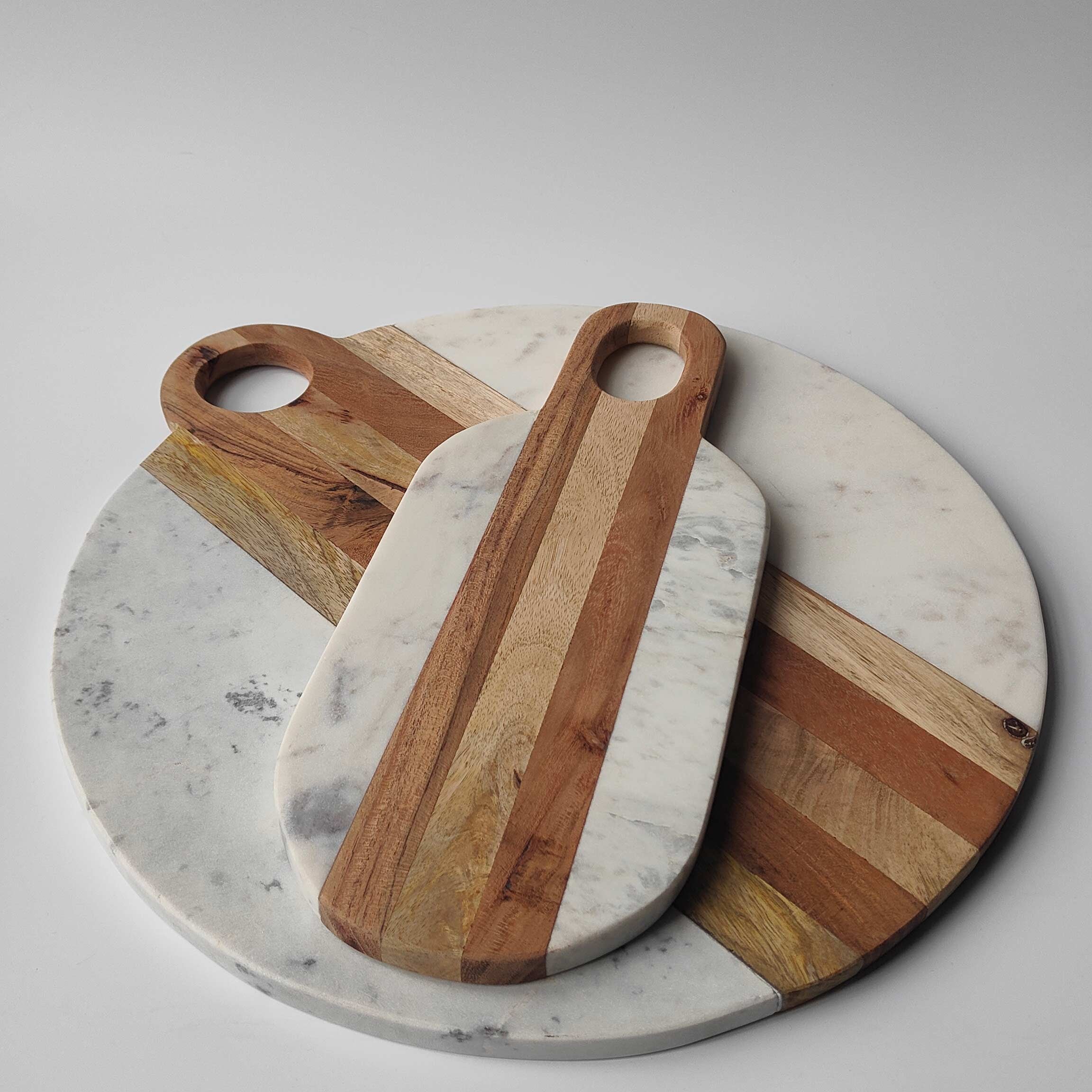 Lainey Marble & Wood Serving Board | Anboise Tableware