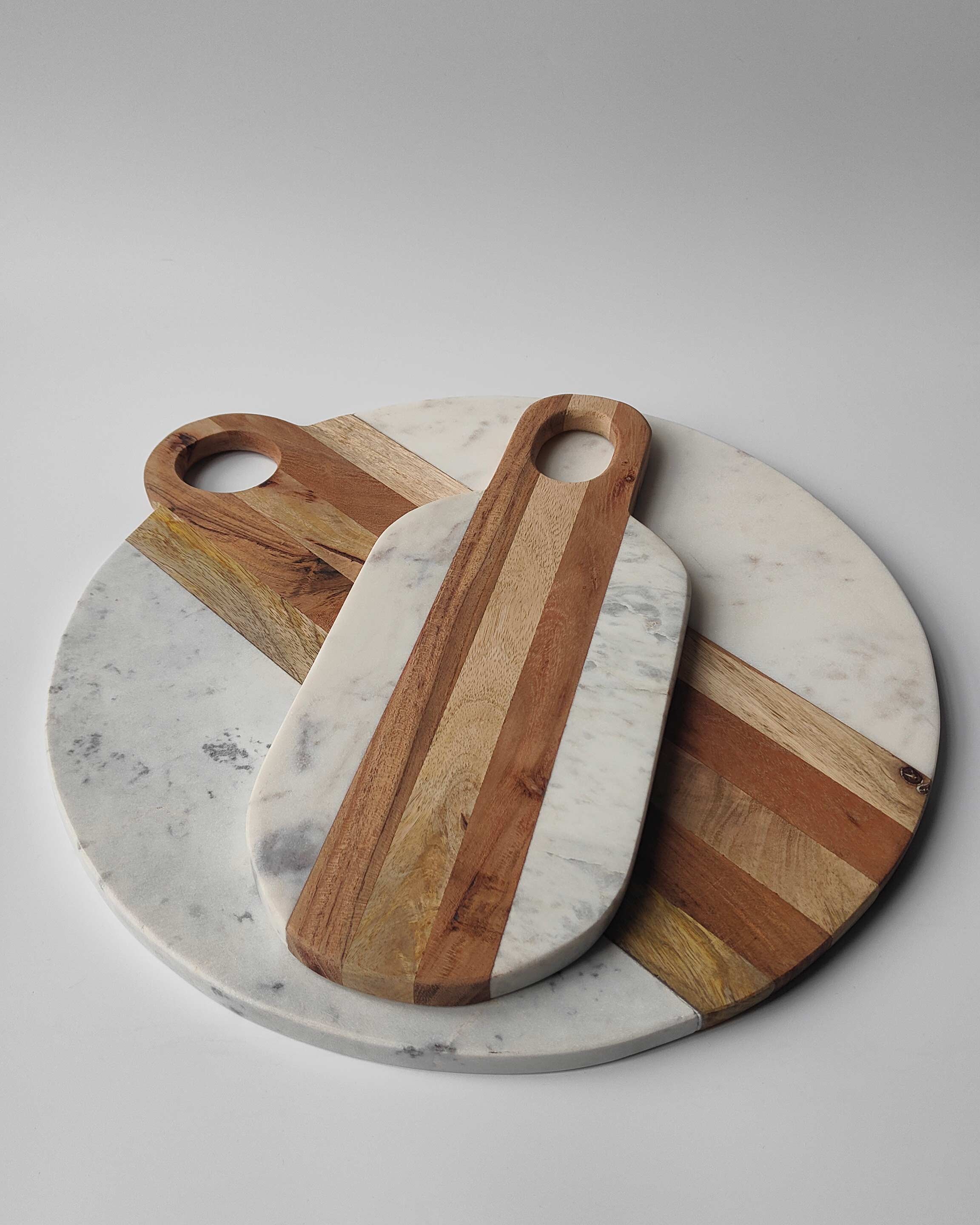 Lainey Marble & Wood Serving Board | Anboise Tableware