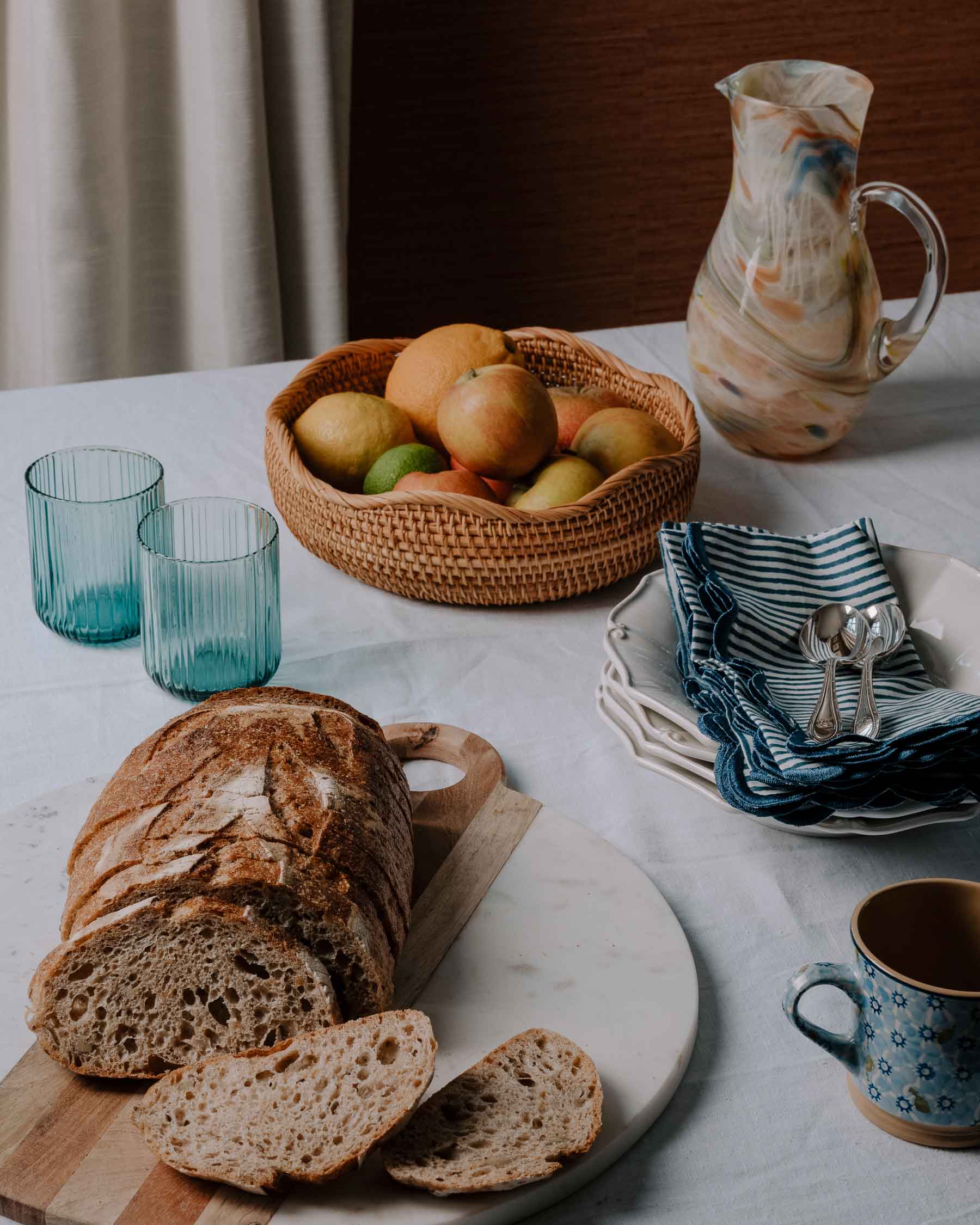 Maci Marble & Wood Serving Board | Anboise Tableware