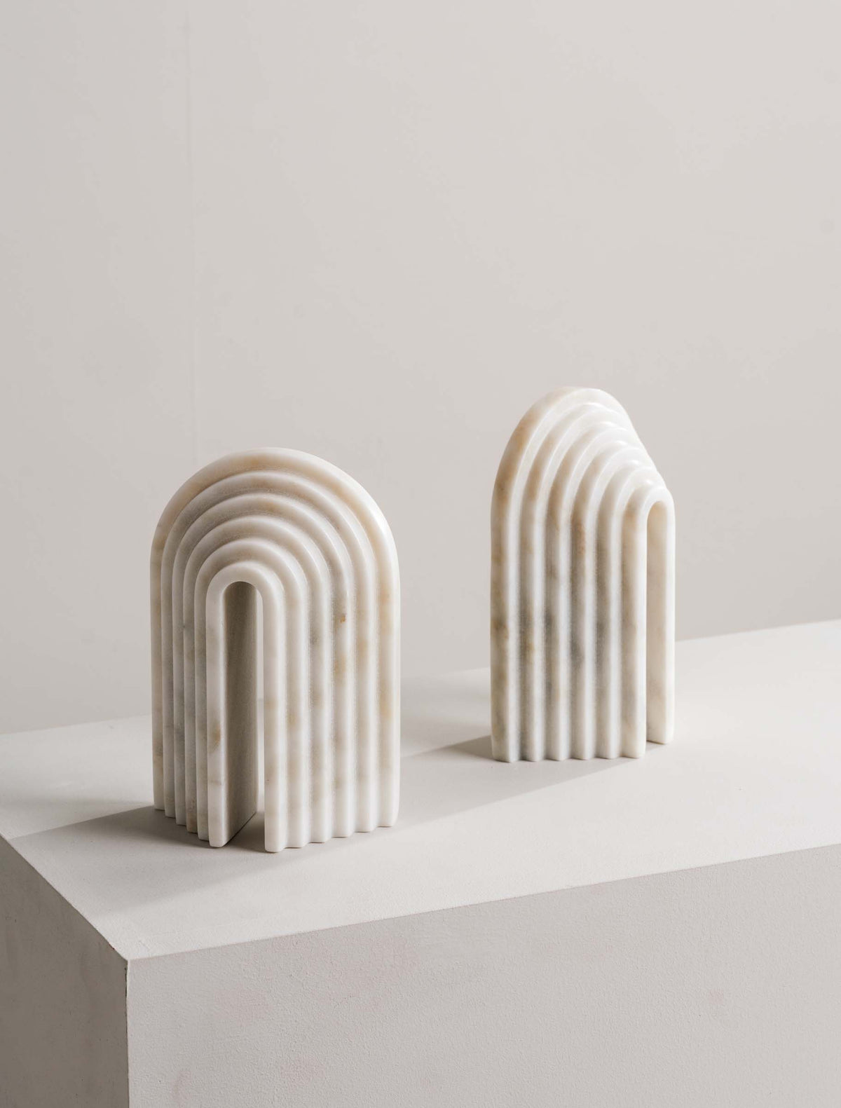 Ainsley Marble Bookends