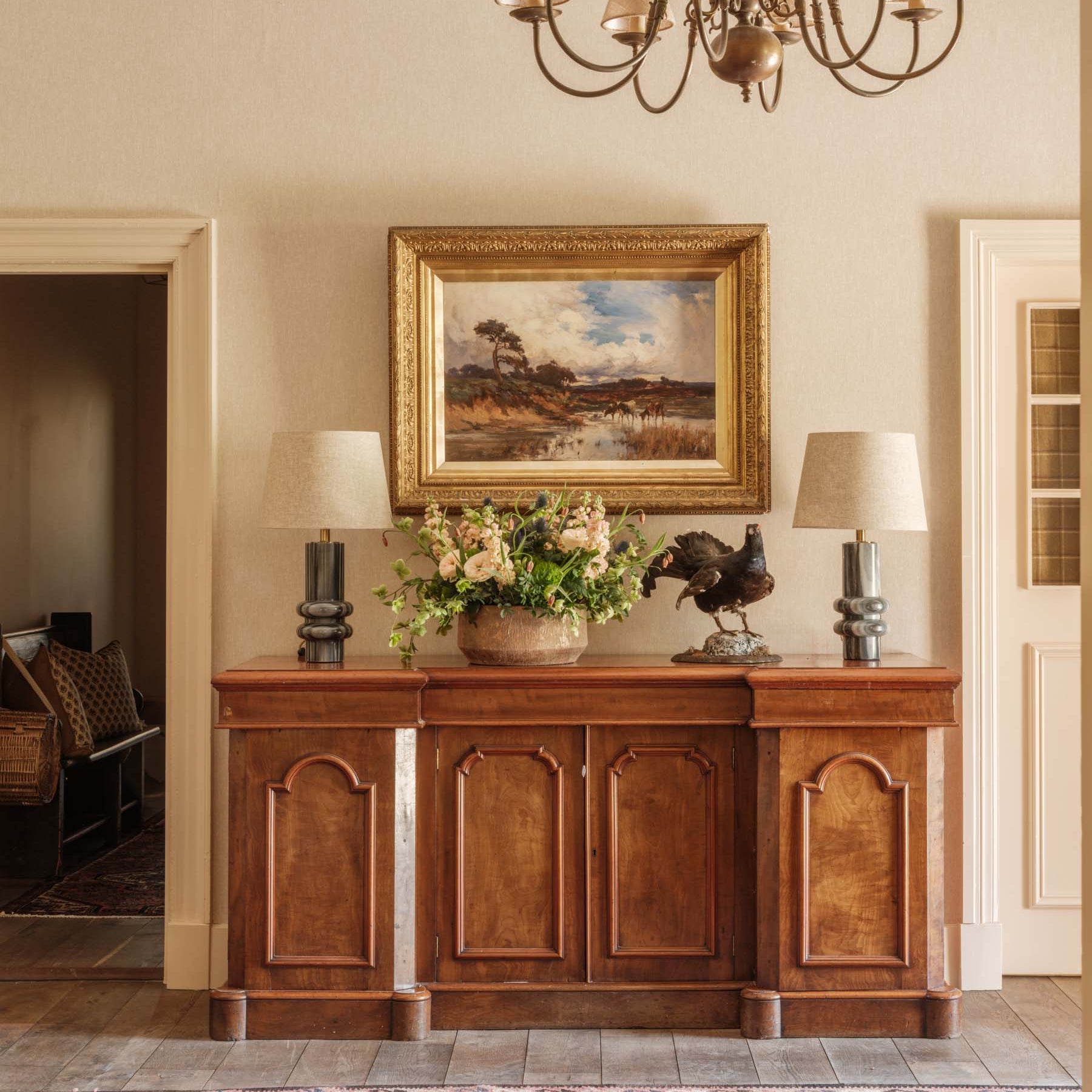 Daphne Grey Marble Lamp | Anboise