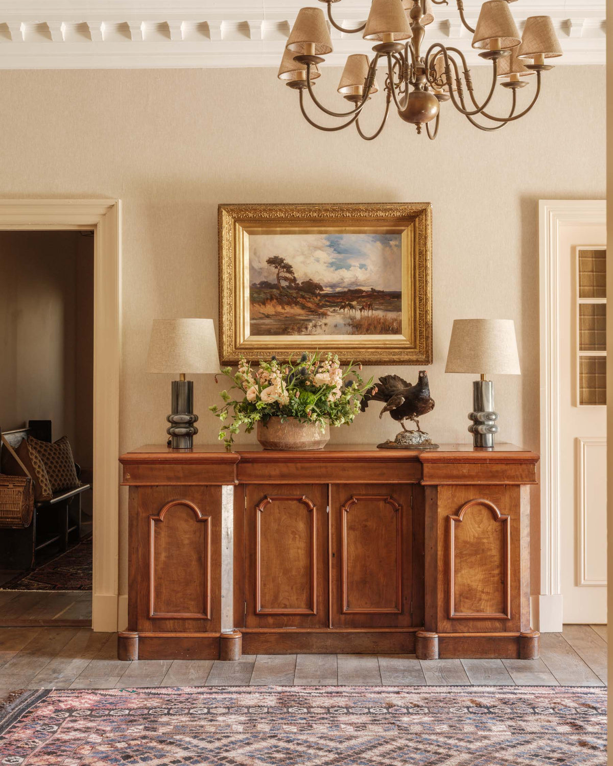 Daphne Grey Marble Lamp | Anboise