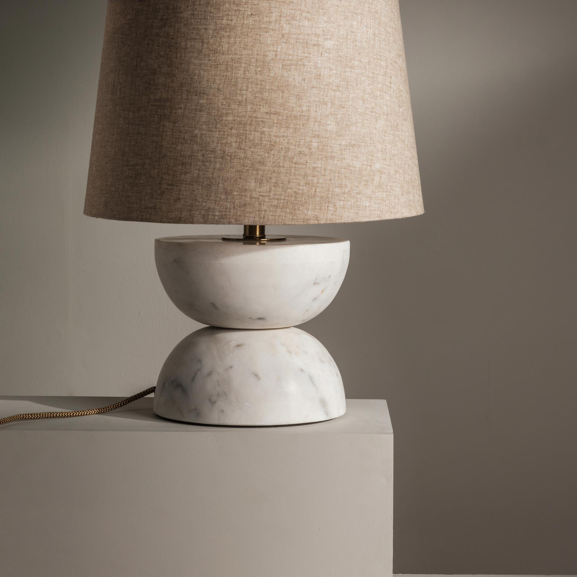 Emely Lamp styled on a console or bedside table - Anboise