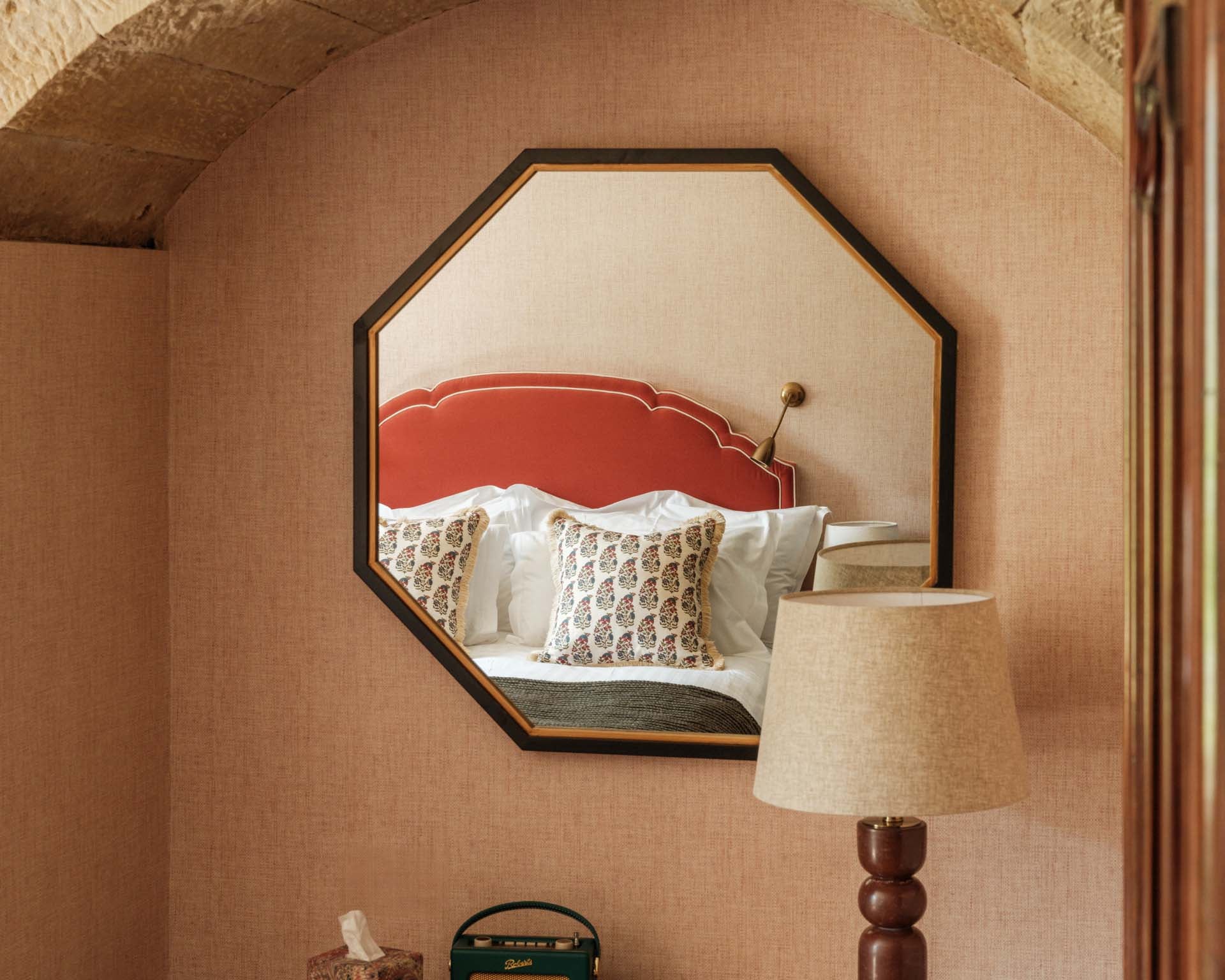 Anboise Esme Marble Table Lamp as seen at The Fortingall