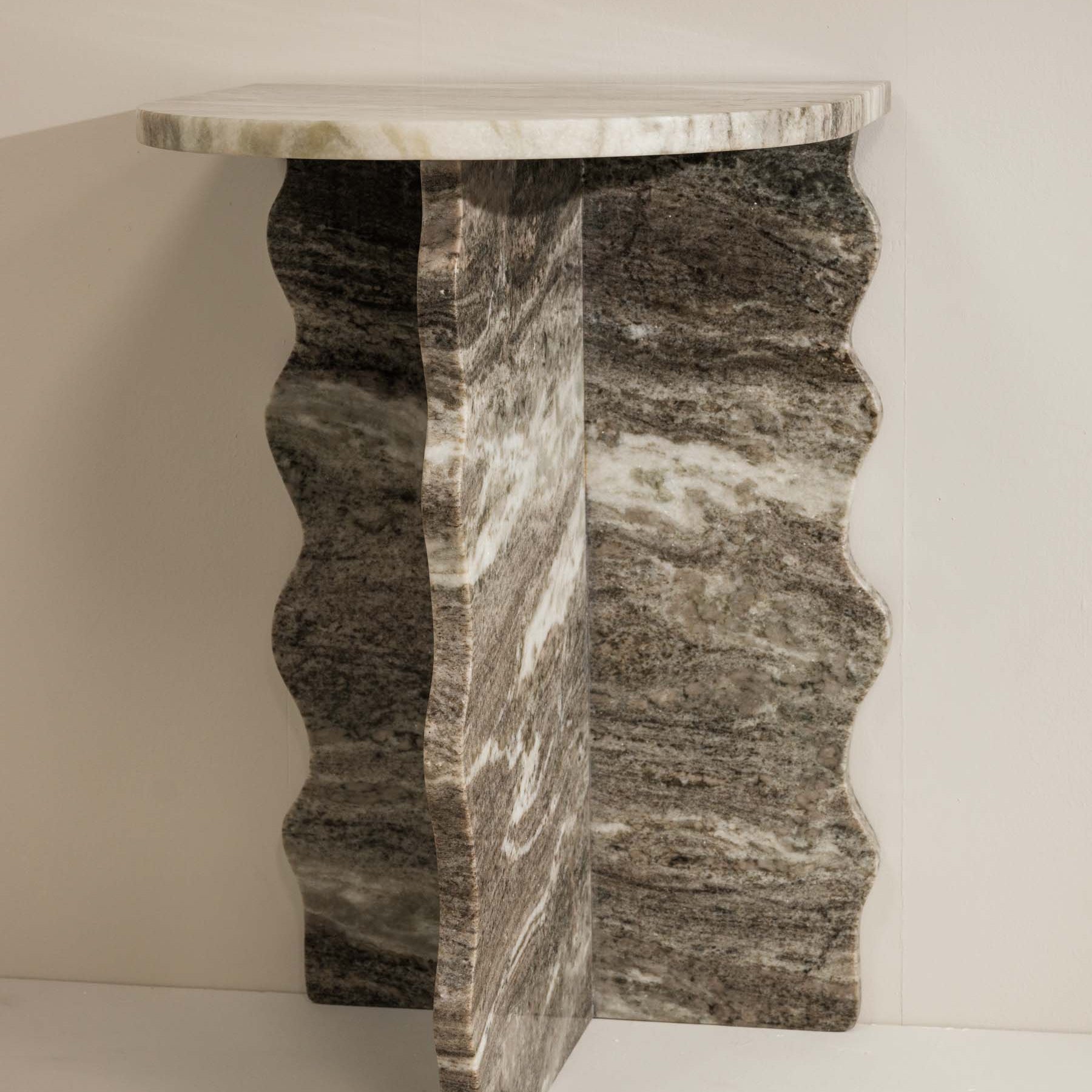 Francesca Side Table styled in a modern living room