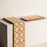 Liana hand block printed tea towels with piped edge – Anboise