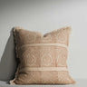 Helen double‑sided hand block printed cushion with fringe – Anboise