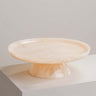 Helena resin cake stand with soft swirling tones – Anboise

