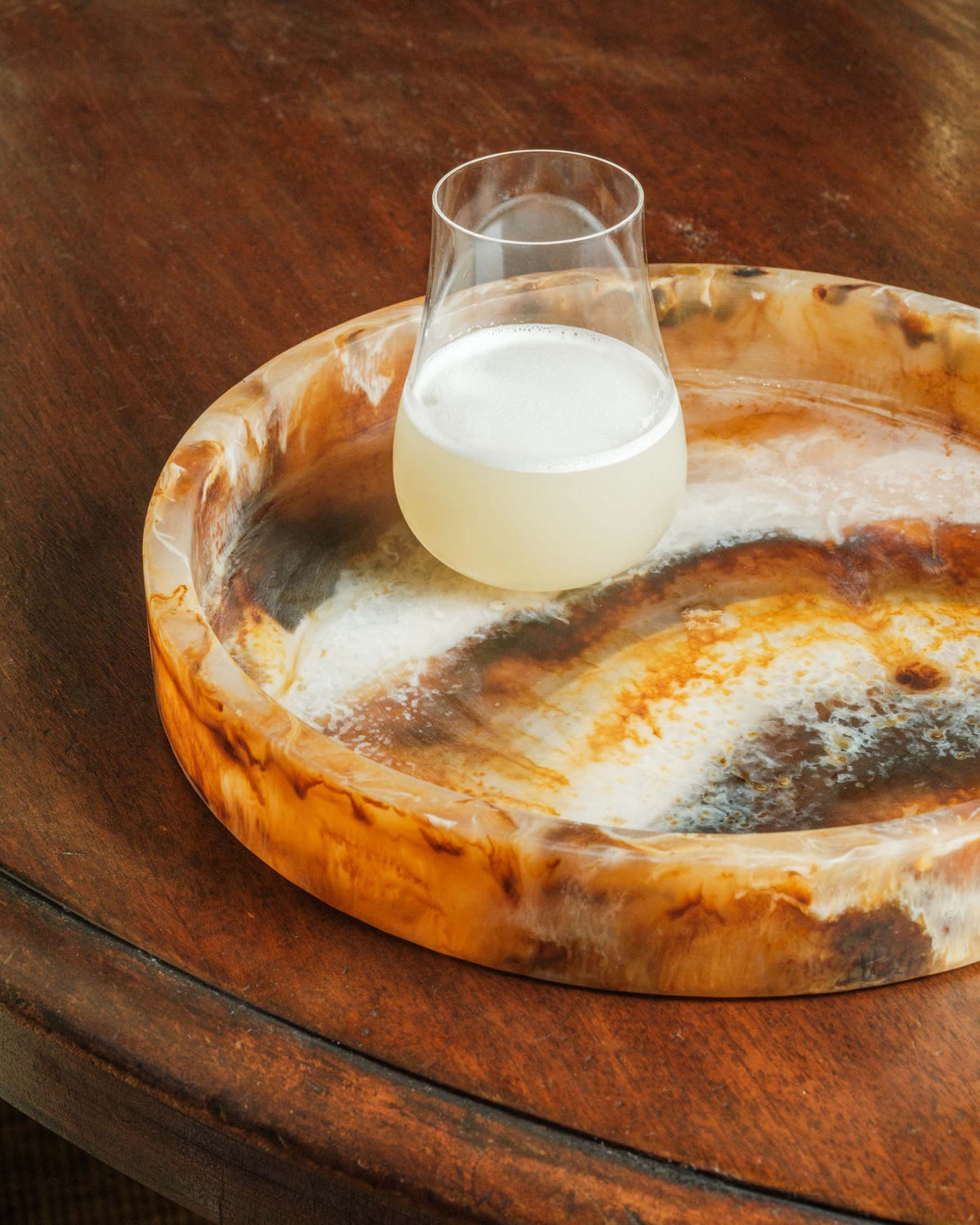 Holly Amber Resin Tray | Anboise