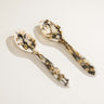 Kathryn green and white marbled resin salad servers – Anboise