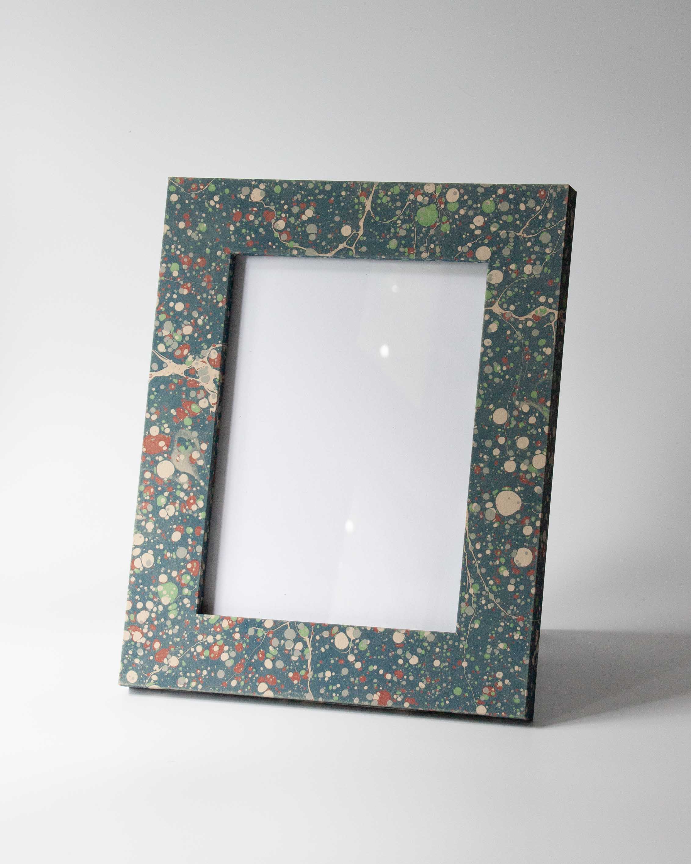 Allie Handmade Marbled Pink Photo Frame | Anboise