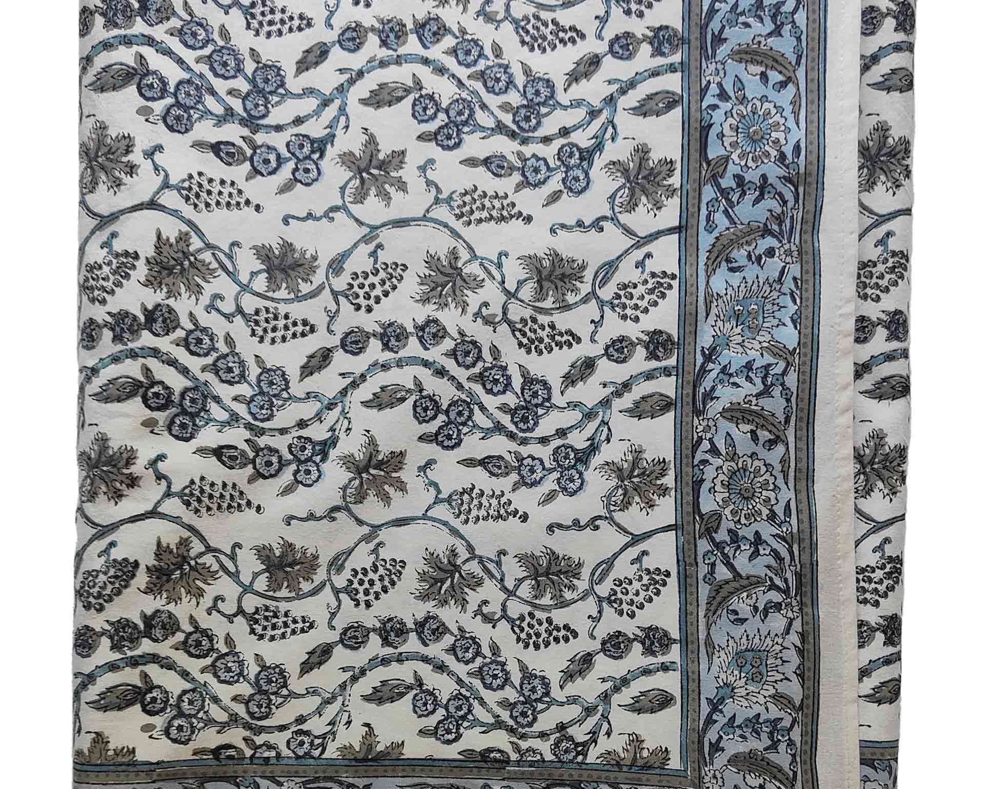 Daleyza Handmade Blue Tablecloth | Anboise