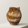 April ceramic vase with sculptural organic form and crackle‑style glaze – Anboise