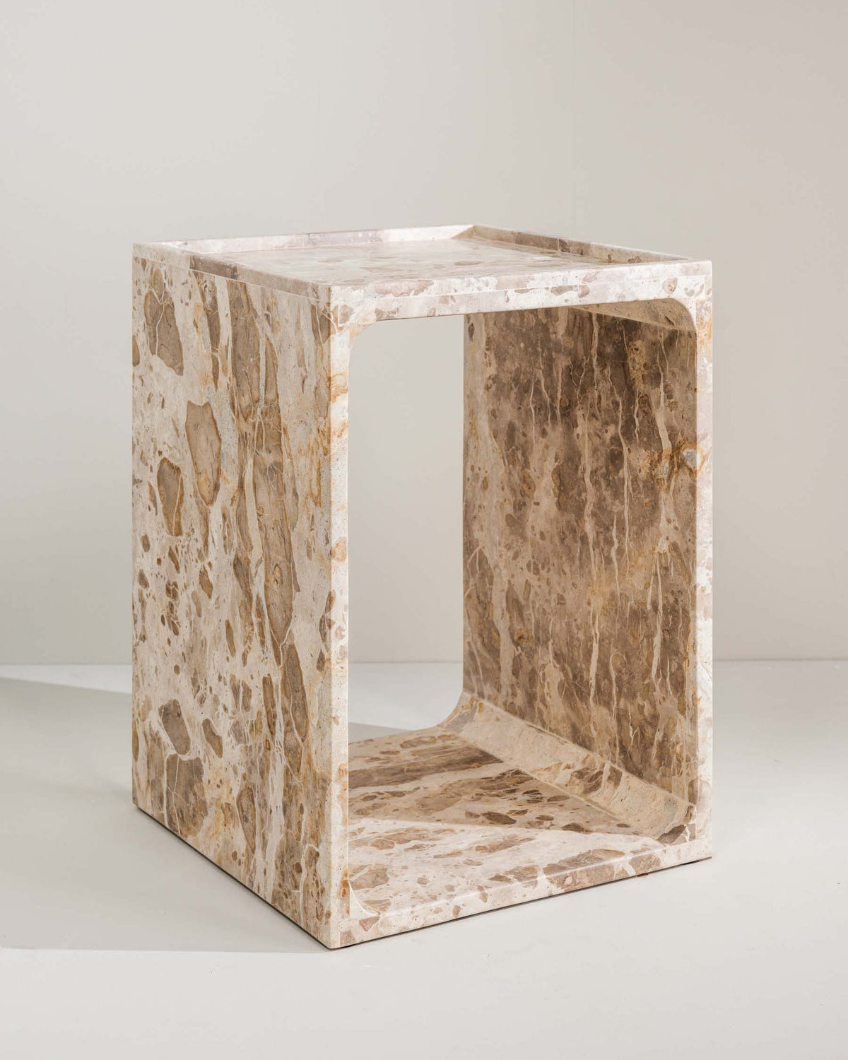 Fernanda Marble Square Side Table