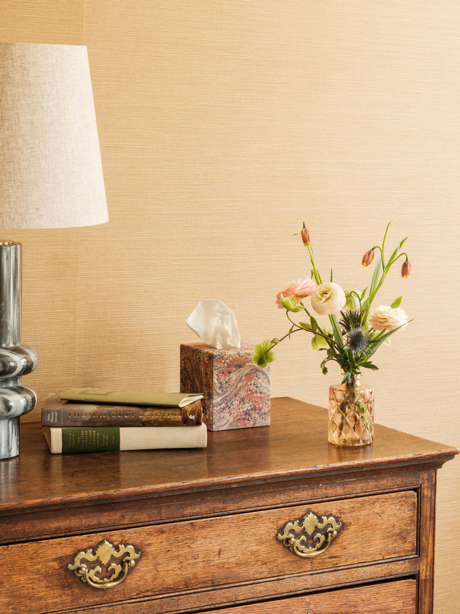 Felicity Hand Marbled Tissue Box