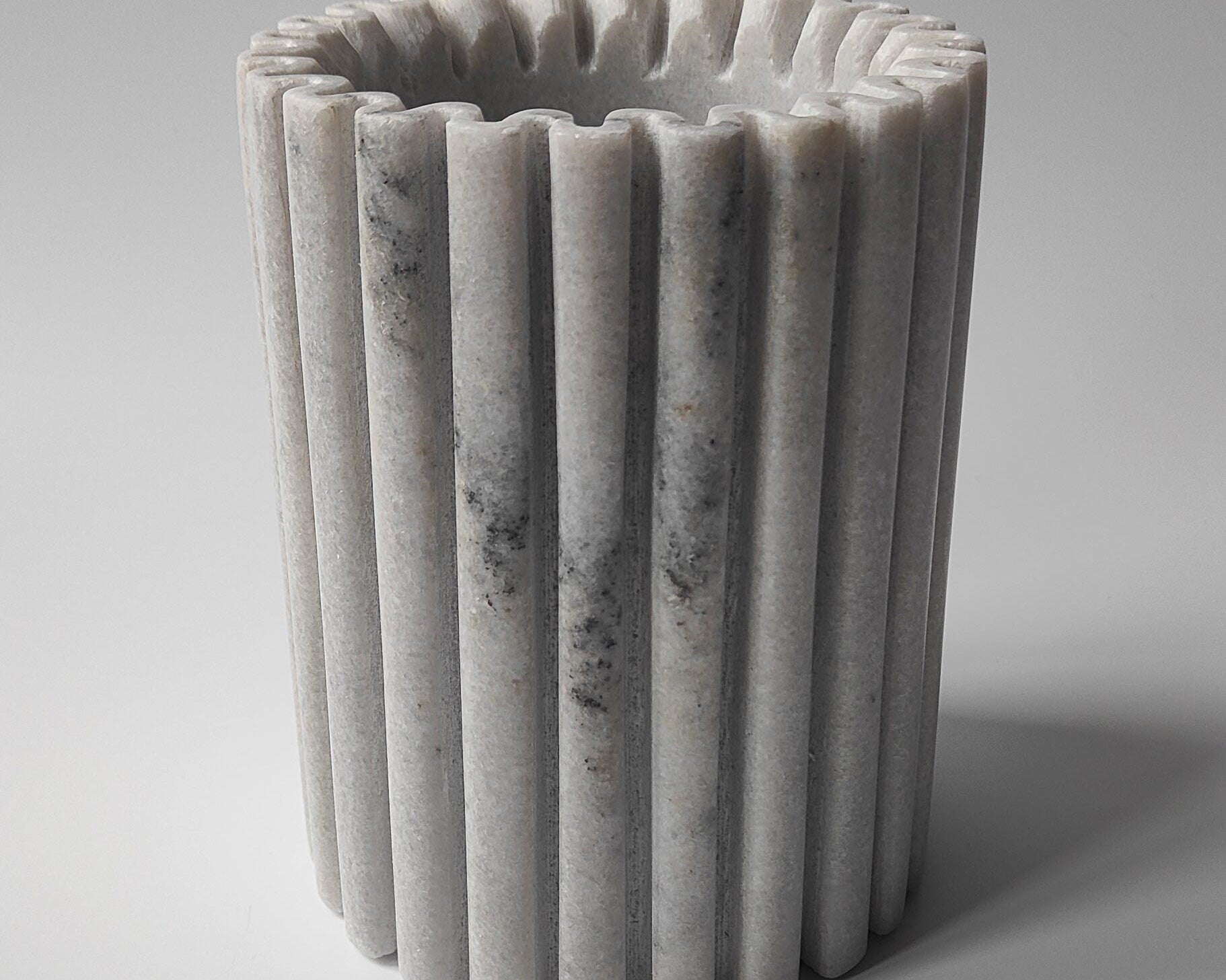 Esmeralda Fluted Marble Wine Cooler | Anboise