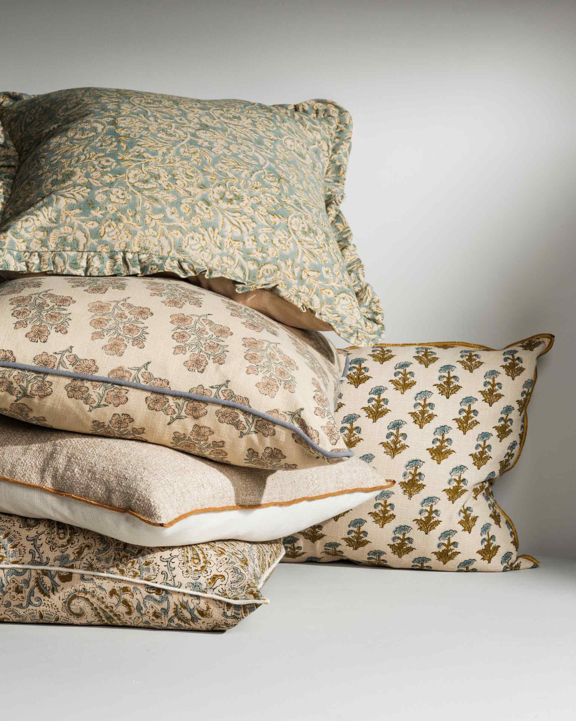 Nayeli luxury cushion paired with Hailey, Danielle, Katie and Mabel - Anboise 