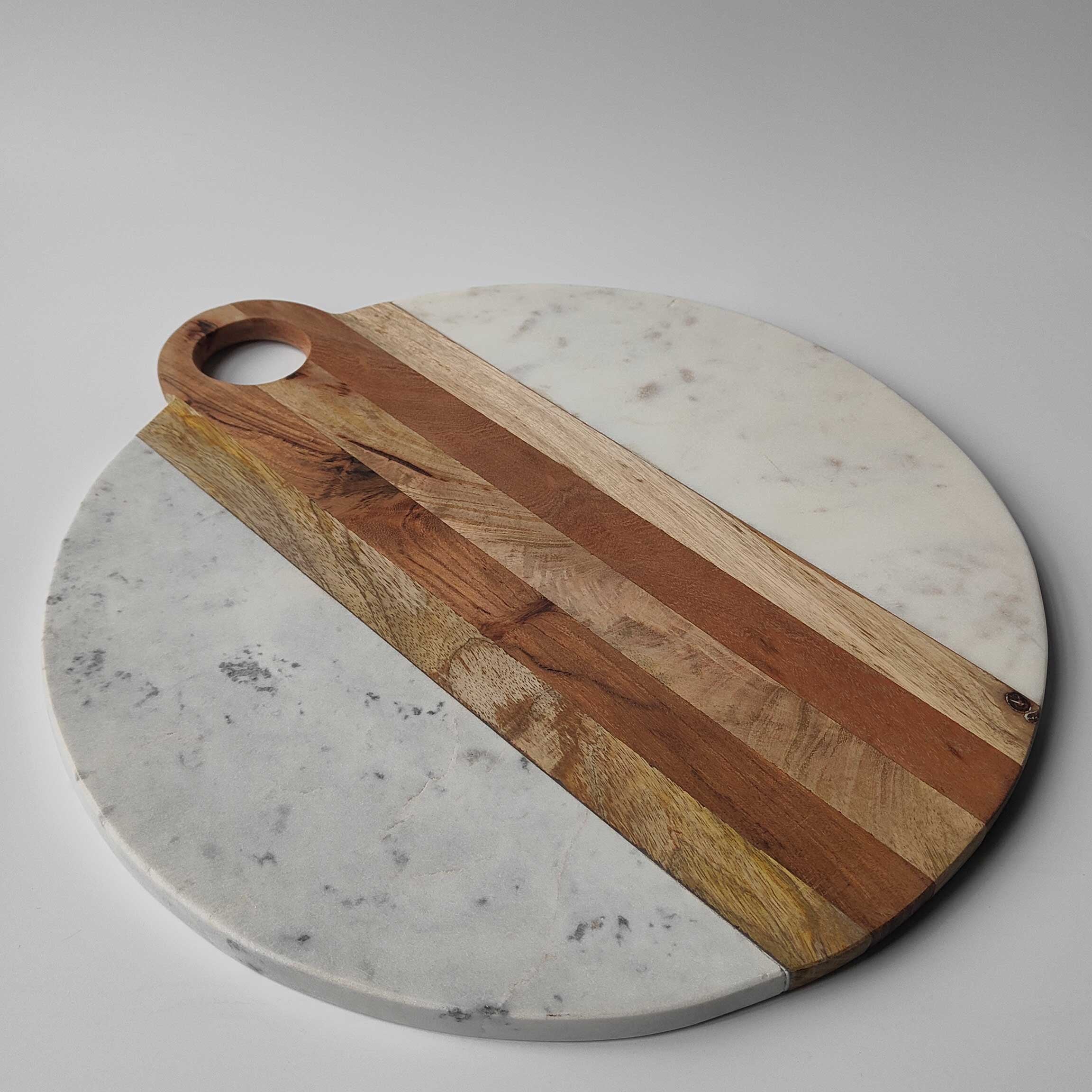 Maci Marble & Wood Serving Board | Anboise Tableware