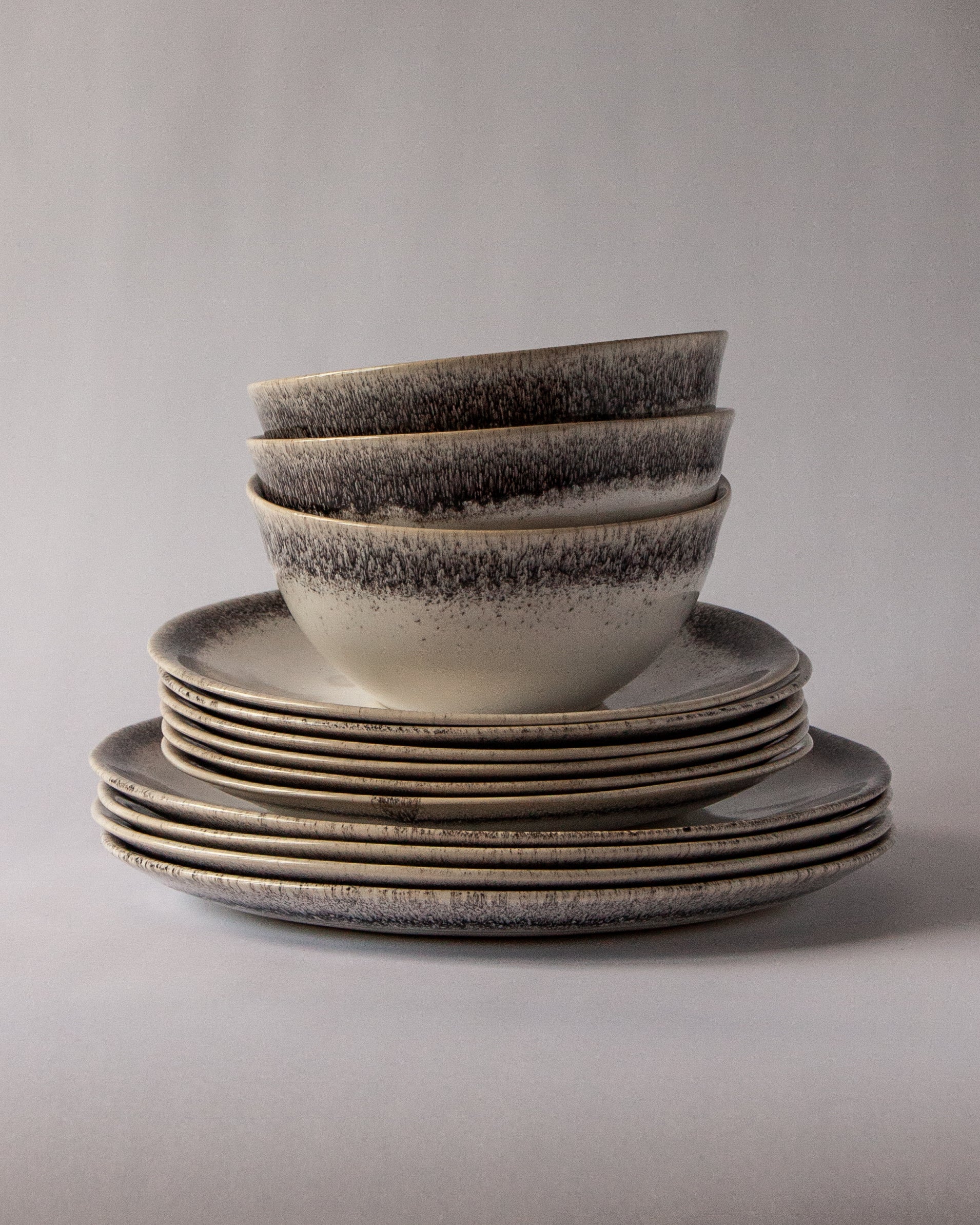 Athena Grey Side Plate - Set of 4