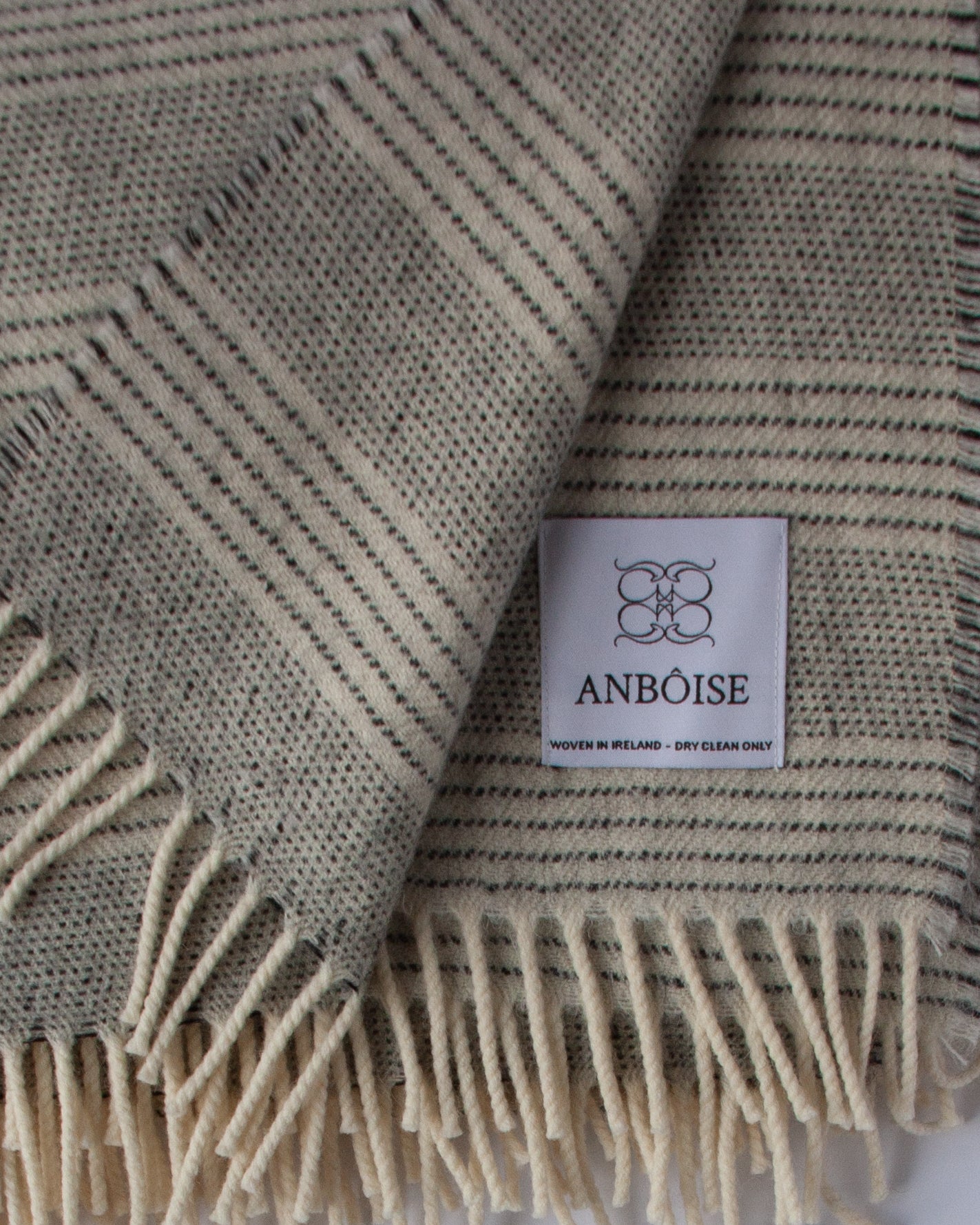 Andrea Light Grey Alpaca Throw