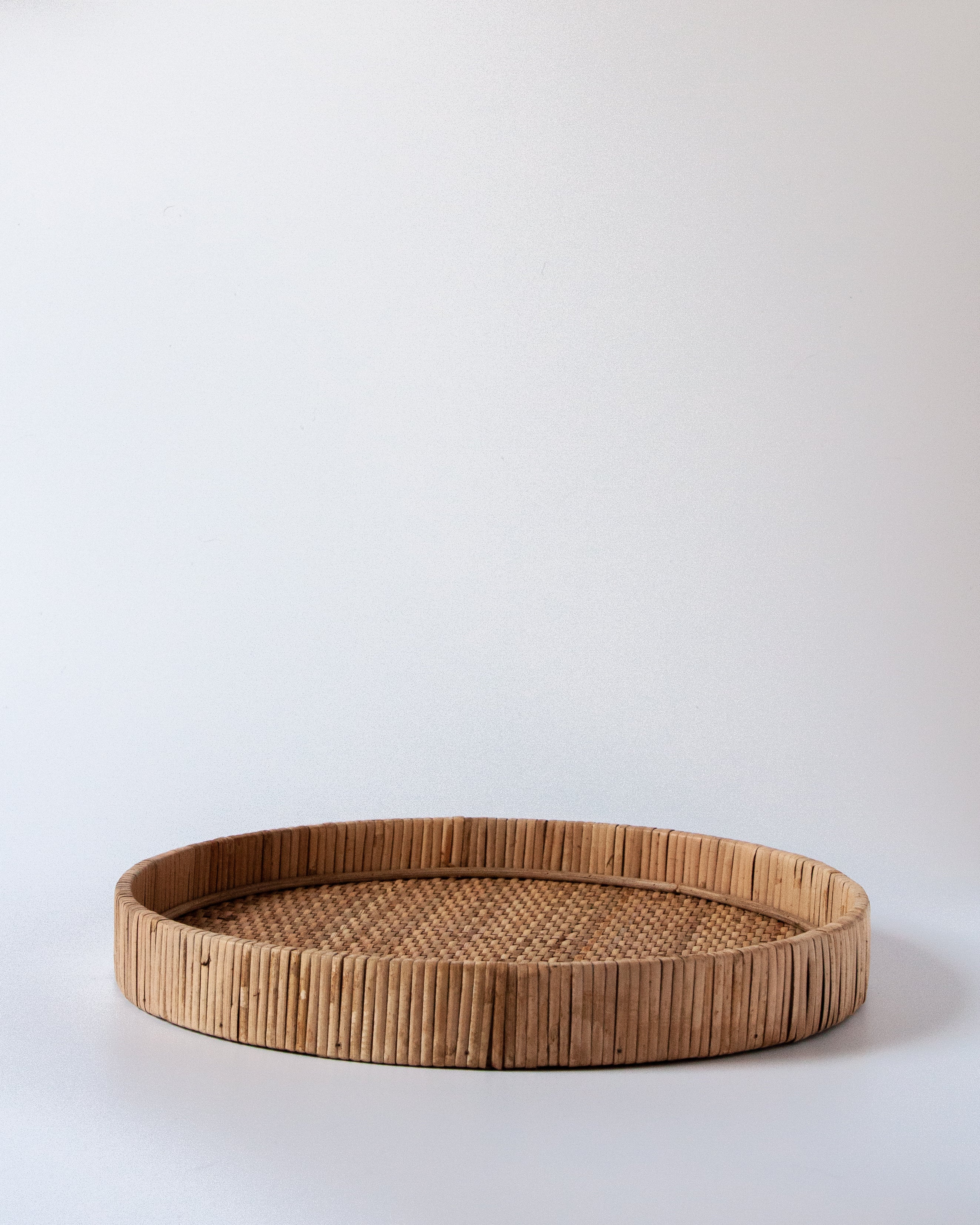 June Rattan Tray - Medium