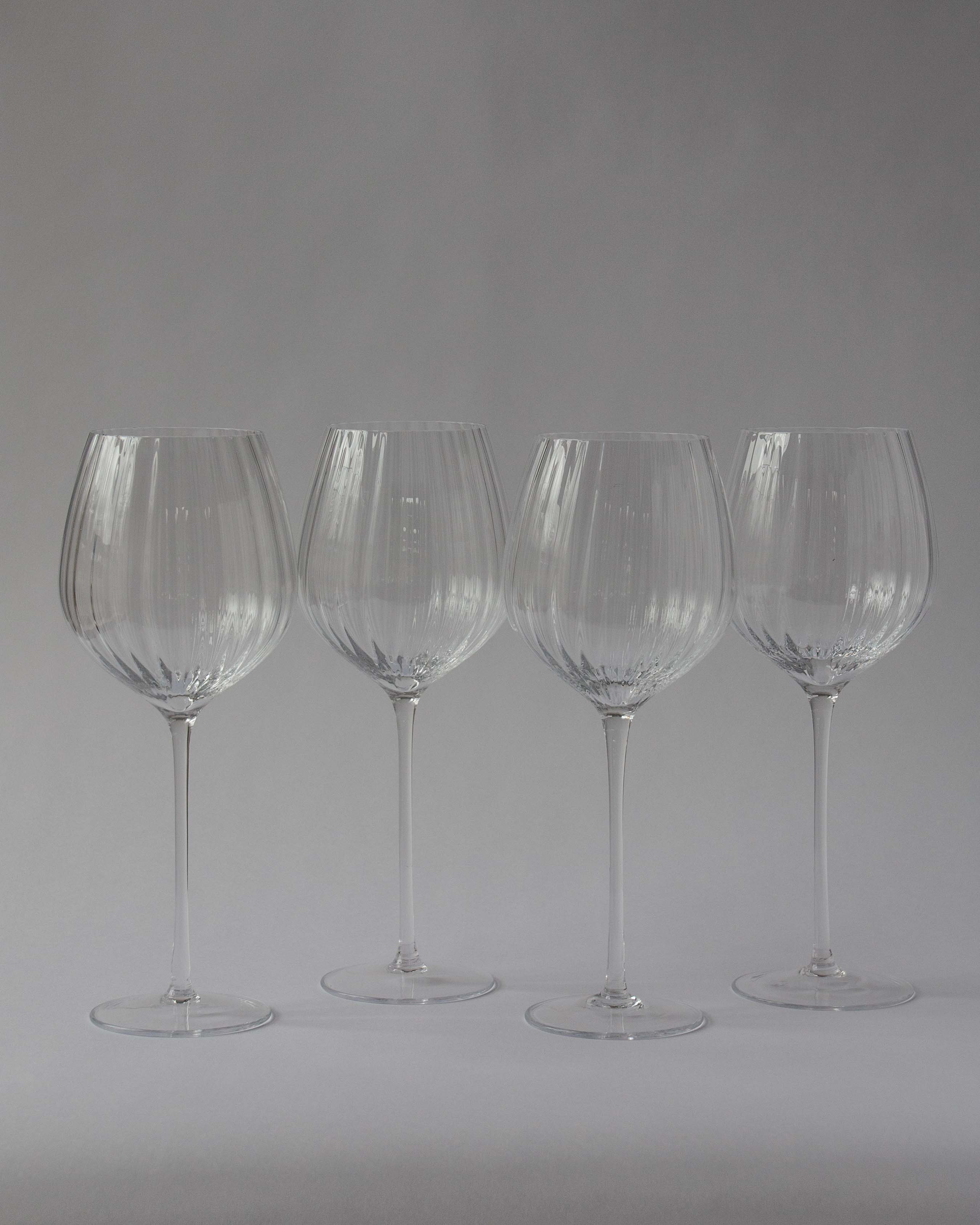Aurelia Mouth Blown Red Wine Glass - Set of 4 | Anboise