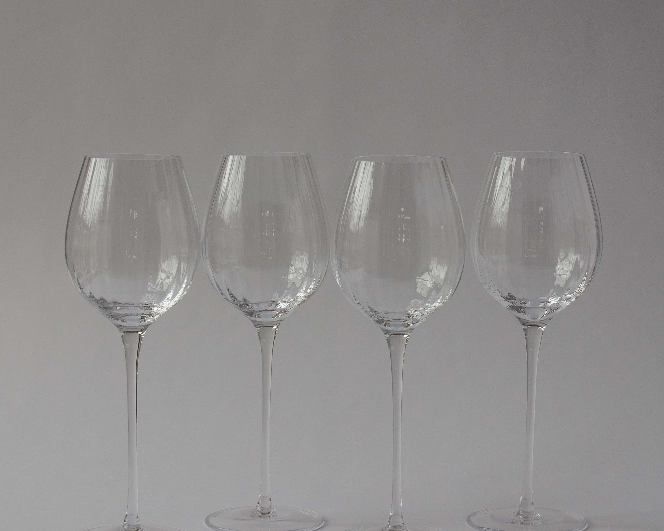 Aurelia Mouth Blown White Wine Glass - Set of 4 | Anboise