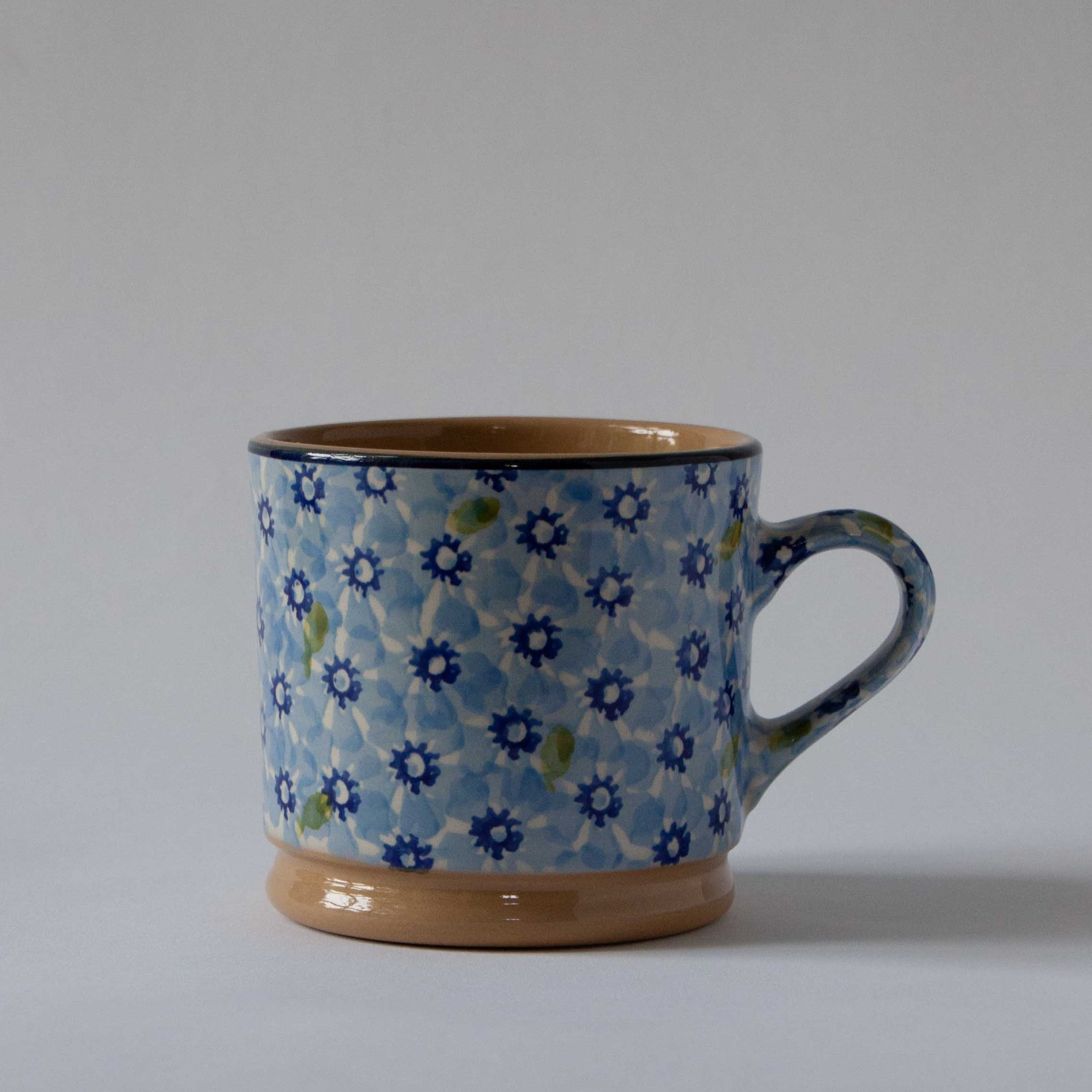Dunloe Large Handmade Blue Ceramic Mug | Anboise Tableware