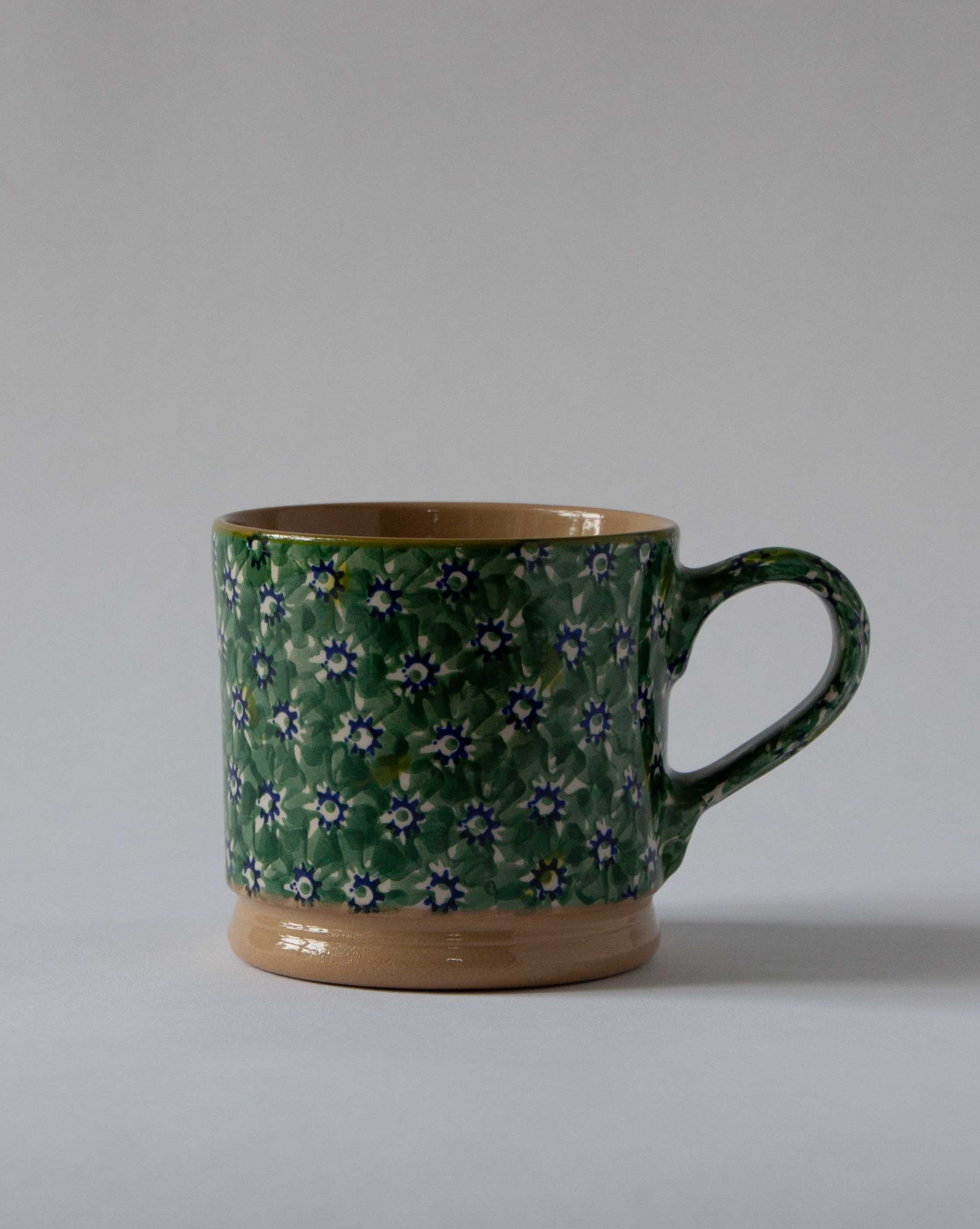 Kenmare Large Handmade Green Ceramic Mug | Anboise Tableware