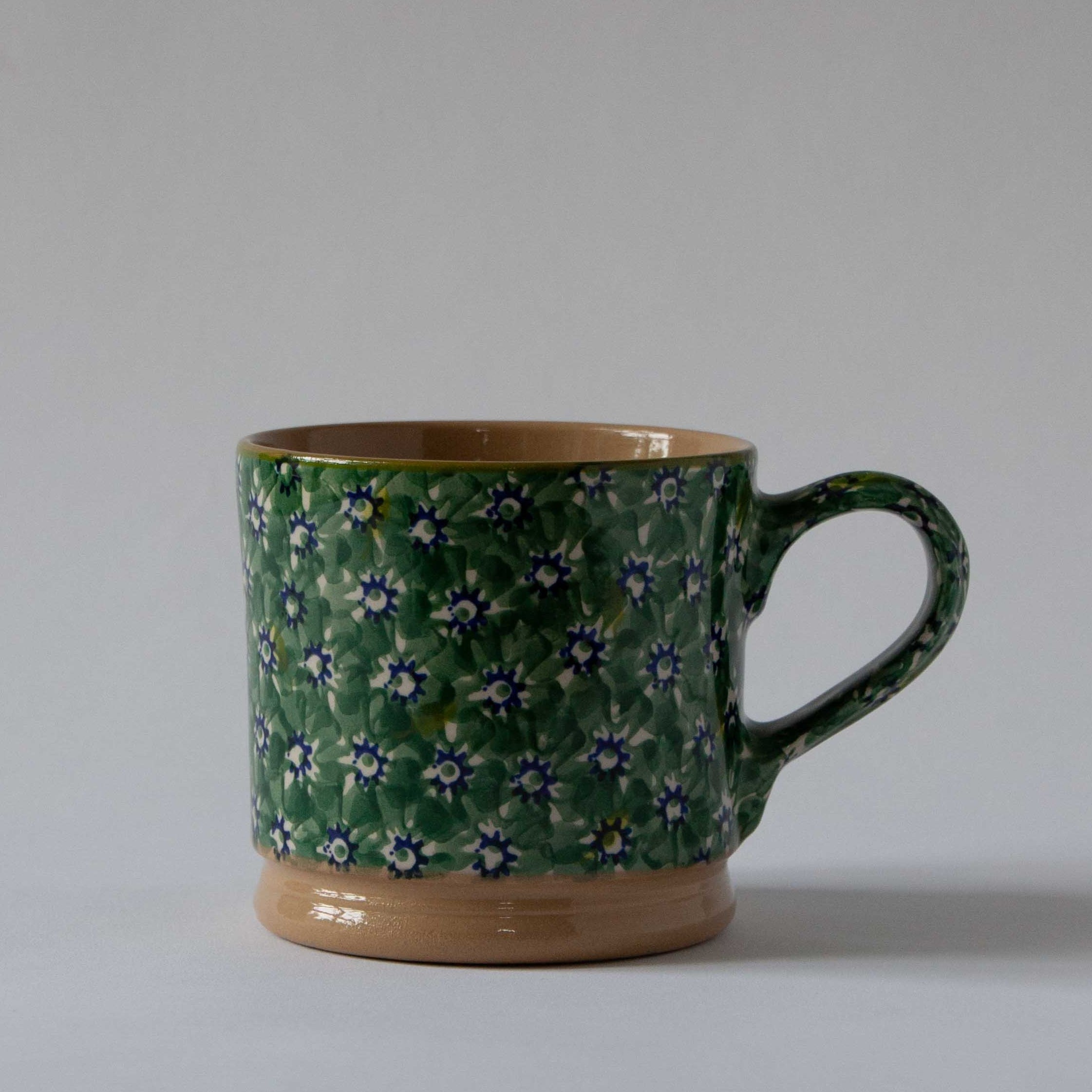 Kenmare Large Handmade Green Ceramic Mug | Anboise Tableware