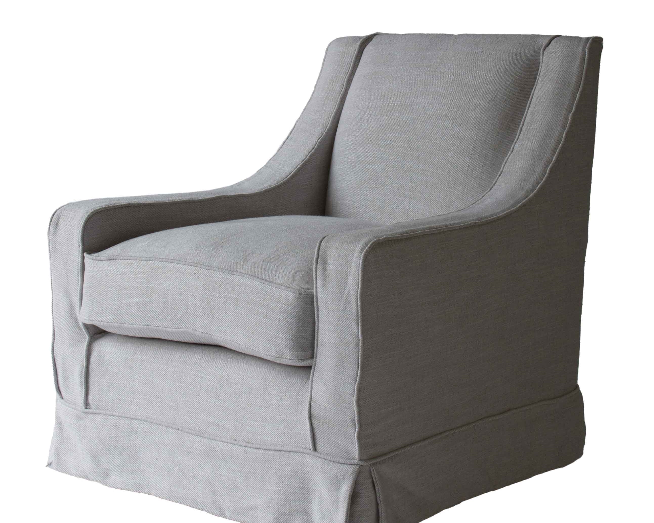 The timeless luxury loose cover armchair is handmade in the UK | Anboise