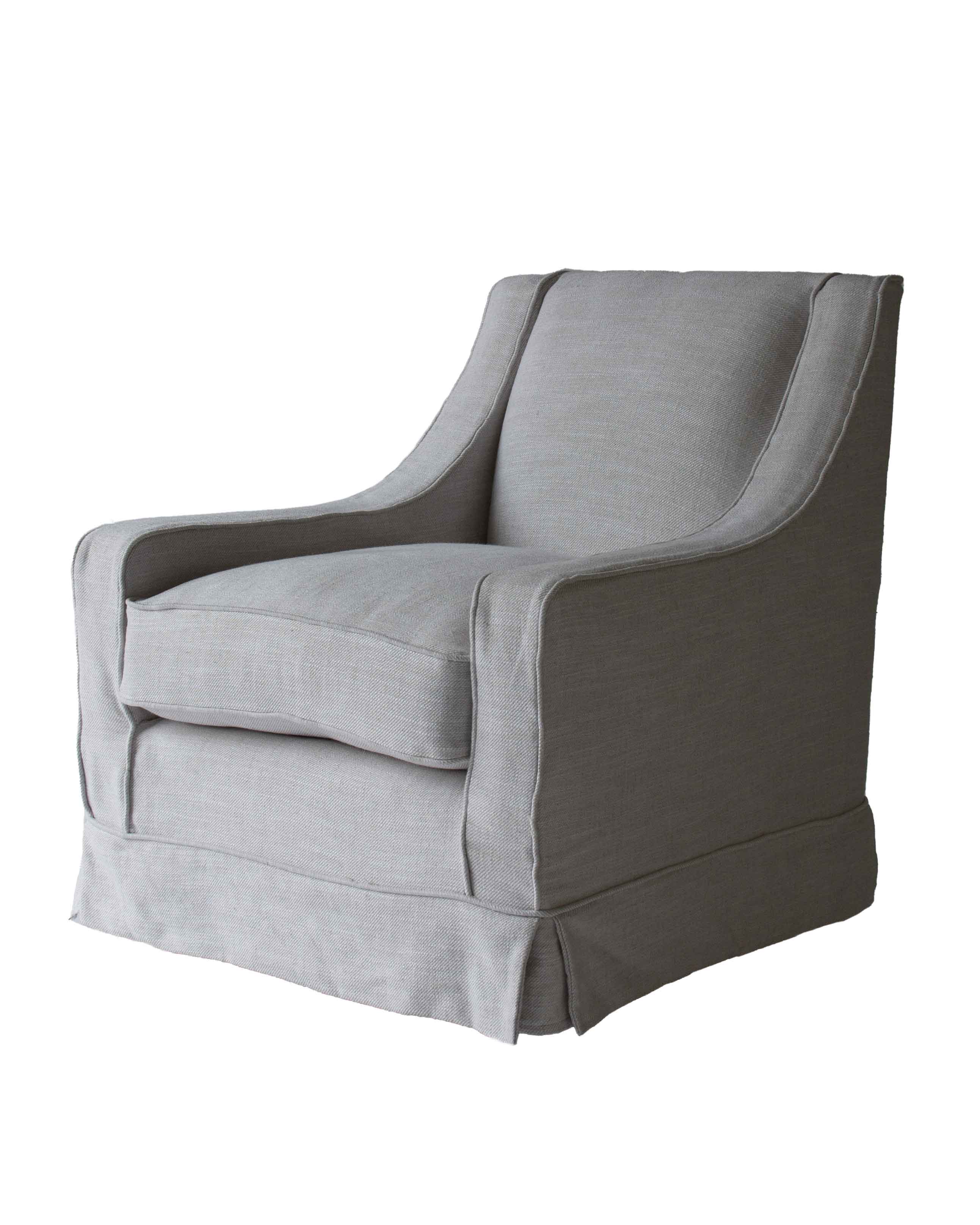 The timeless luxury loose cover armchair is handmade in the UK | Anboise