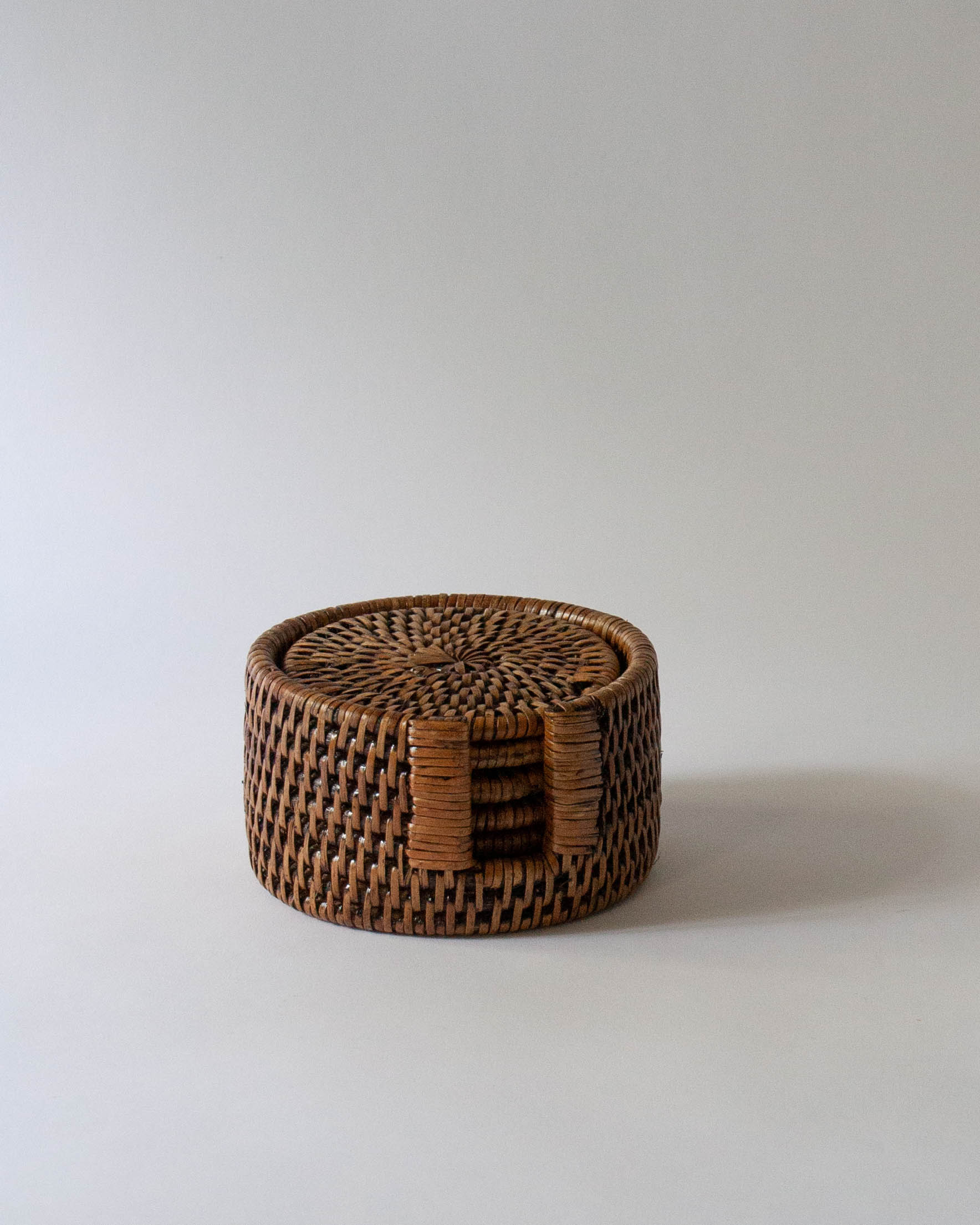Camilla Rattan Coasters - Set of 6