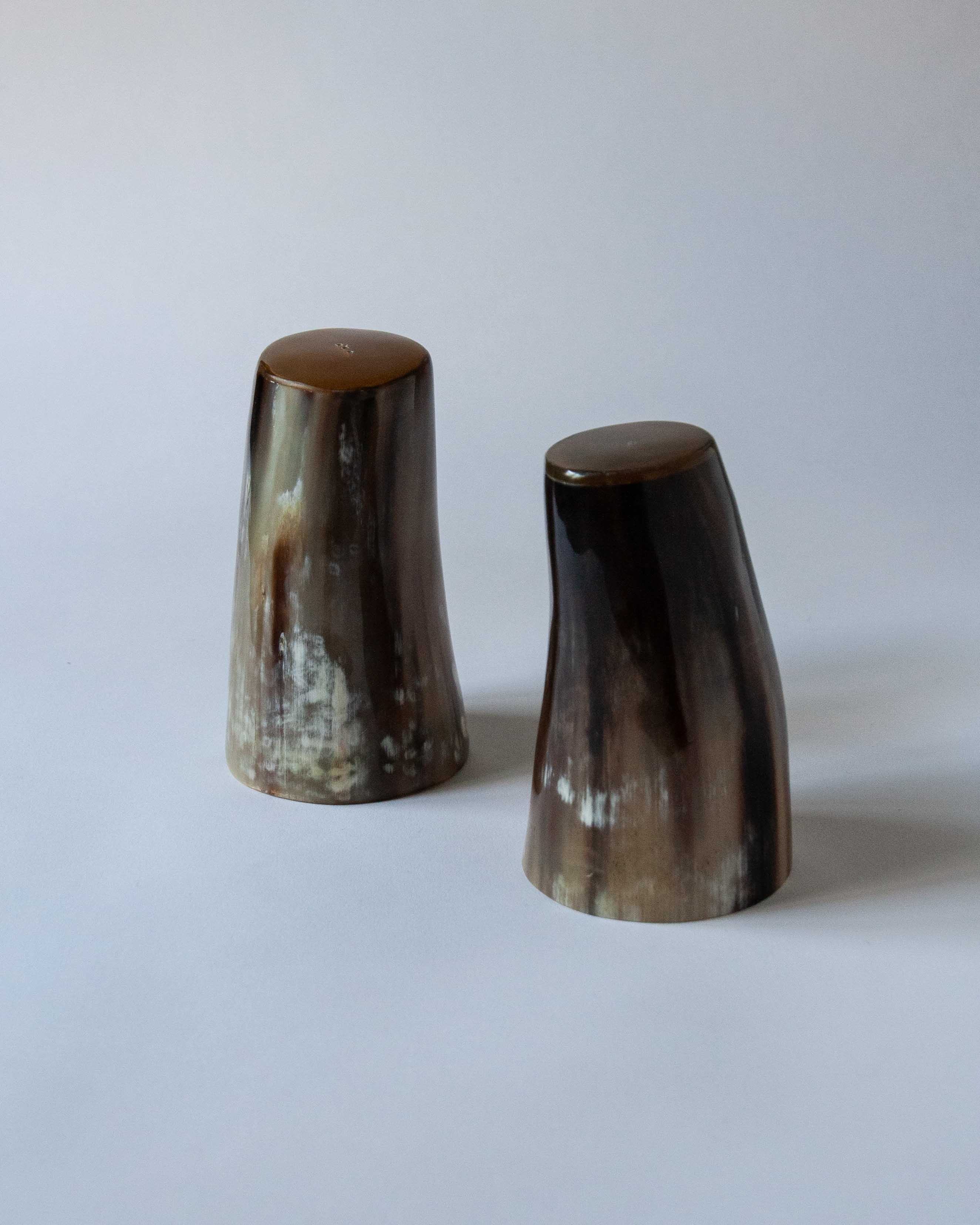 Nyla Horn Salt & Pepper Set | Anboise Tableware