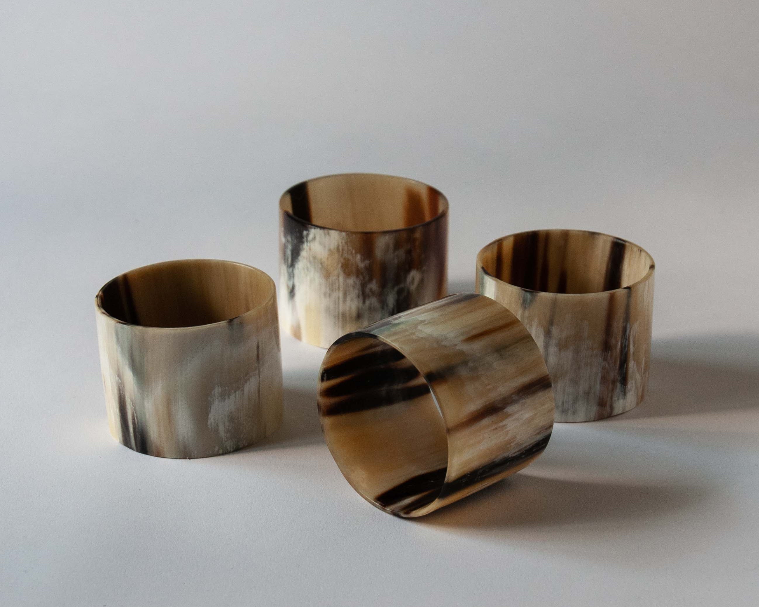 Angela Horn Napkin Ring - Set of 4 | Anboise Accessories